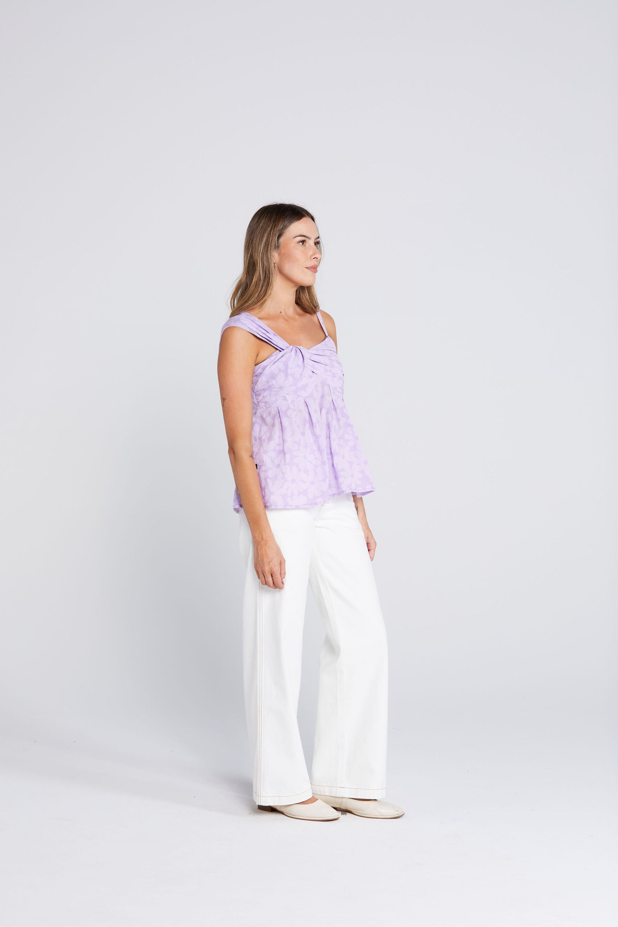 Lexi Top - Violet Daisy