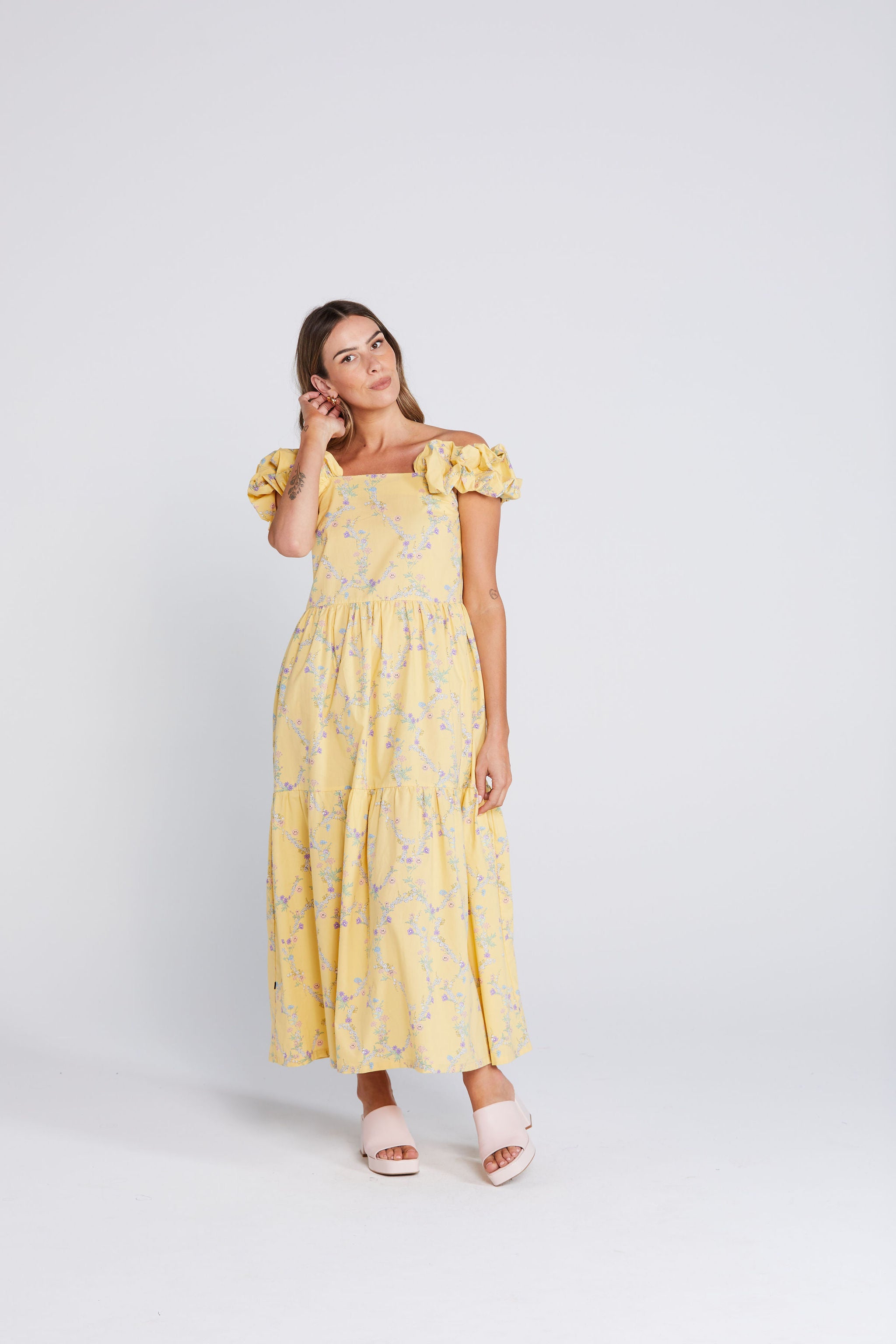 Ziggy Ruffle Dress - Sunny Smiles