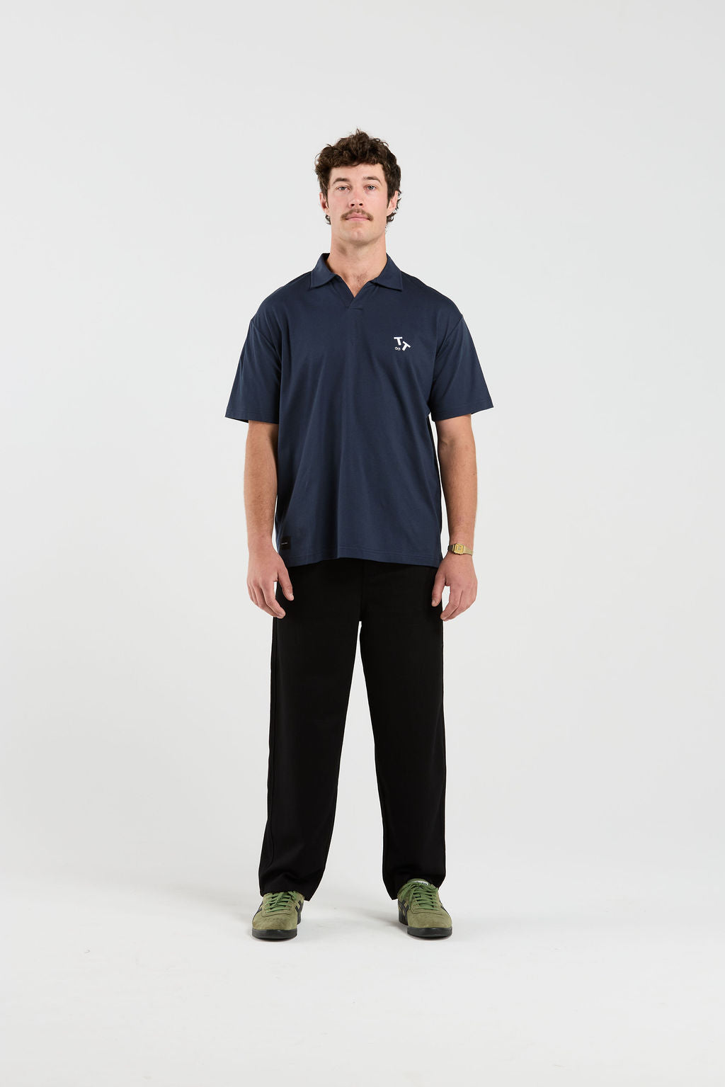 Stride Tee - Navy Eyes