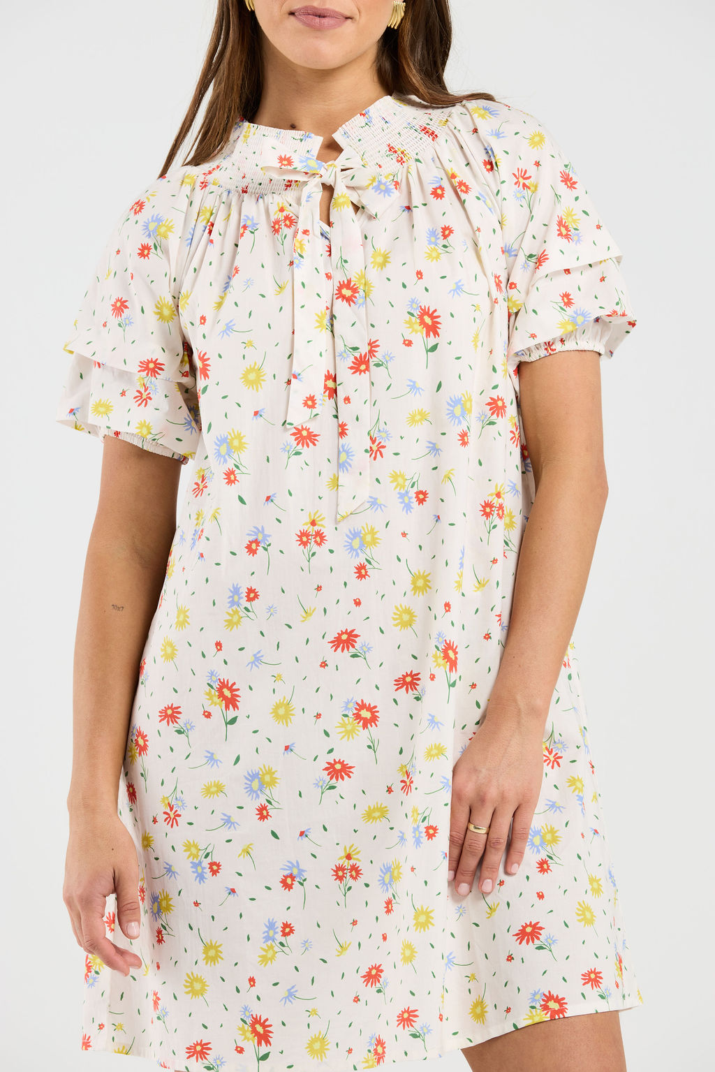 Emmelee Dress - Wildflower Pop