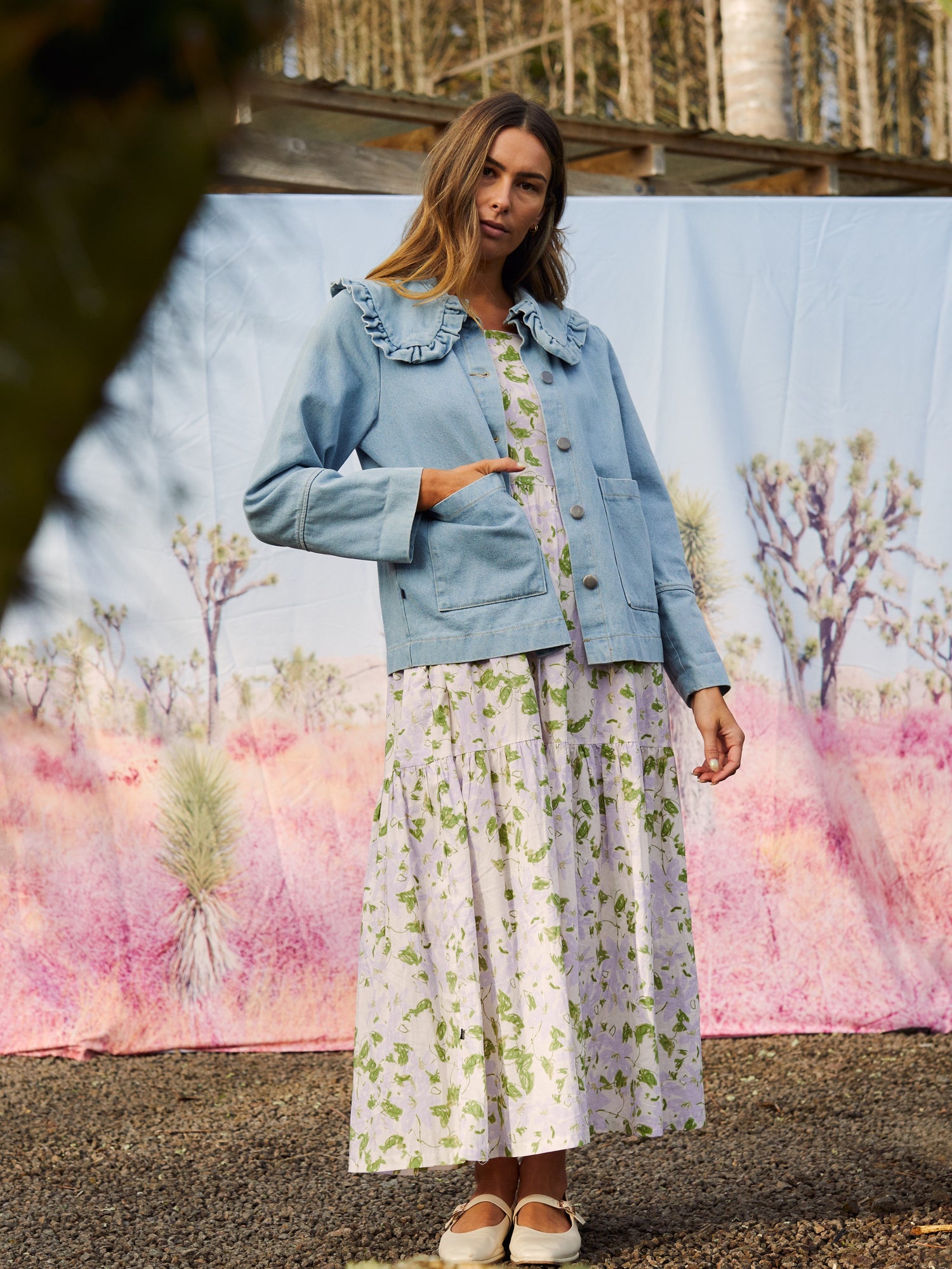 Stretch Jeans With Rhinestone Trim In Bleached | Fashion - Foto 2