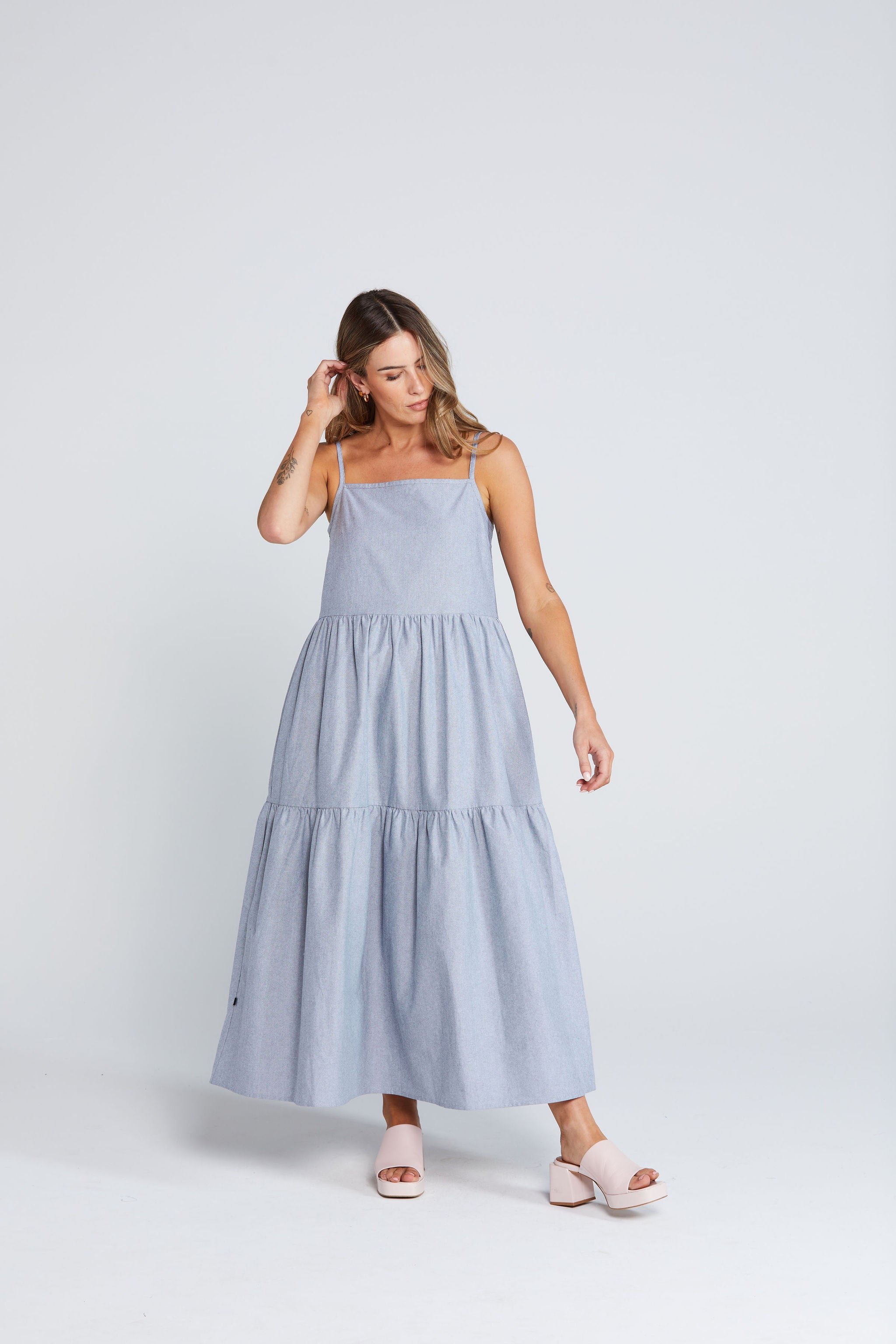Ziggy Dress - Onyx Grain