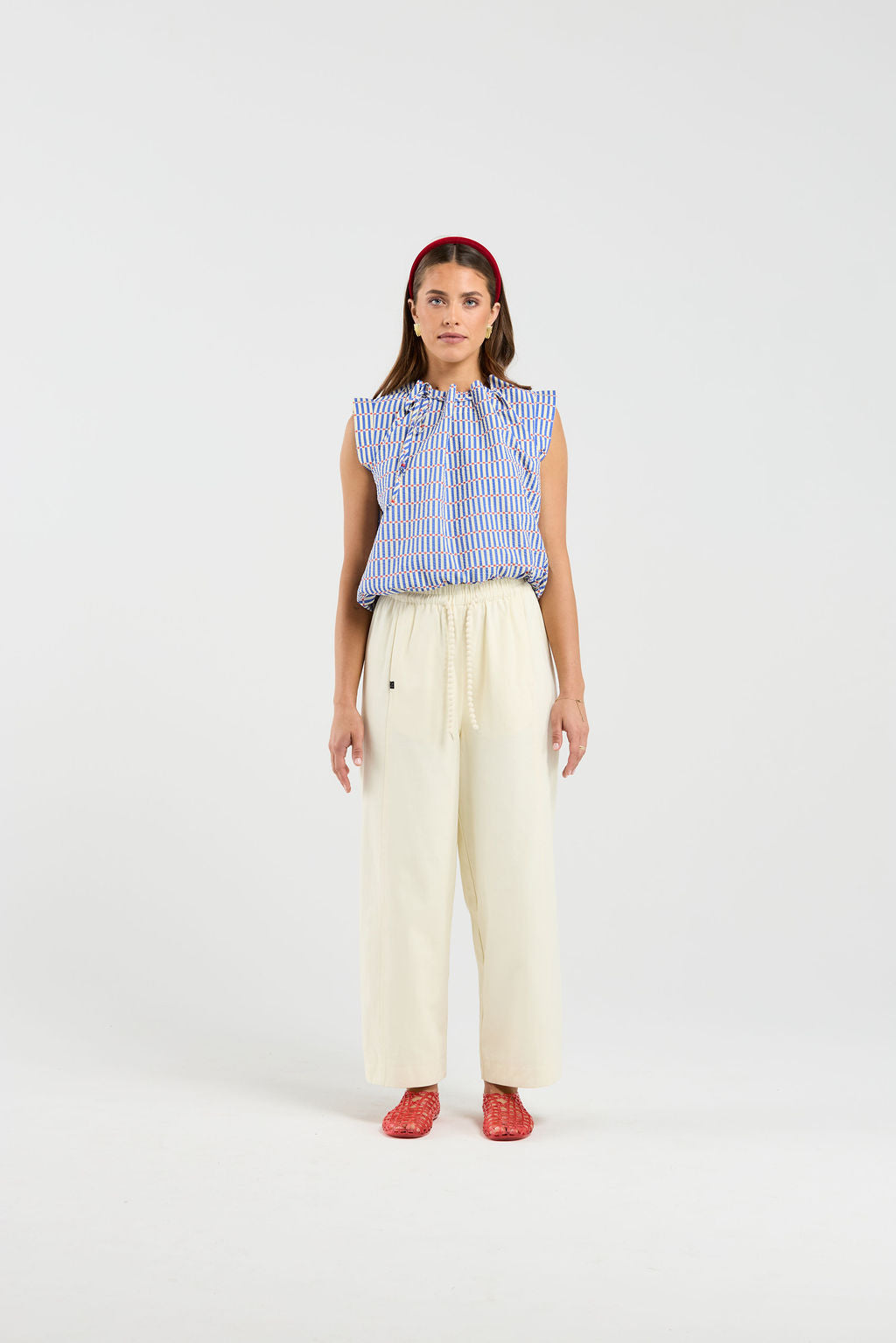 Lustre Top - Carnival Stripe