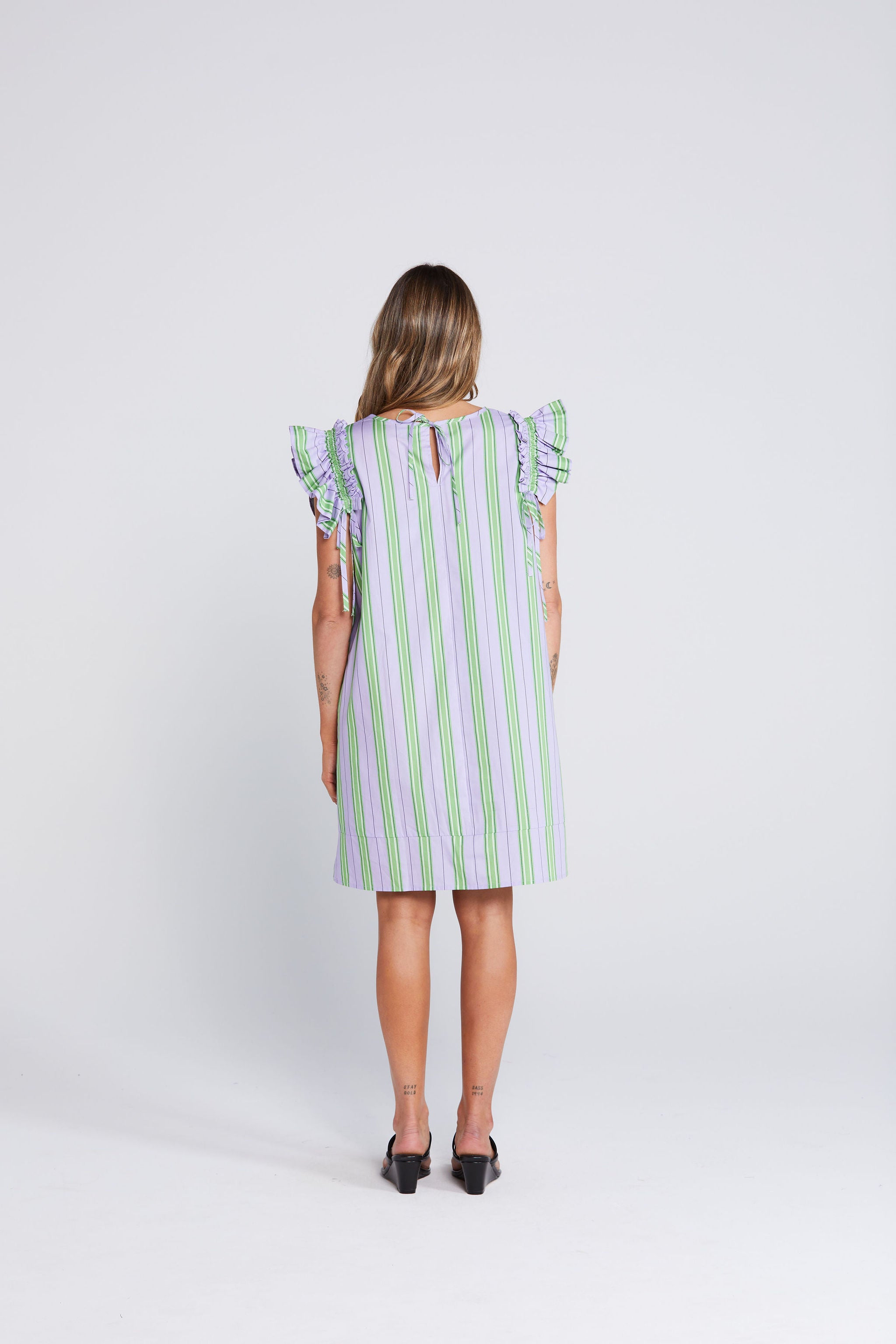 Tiesy Dress - Royal Fern