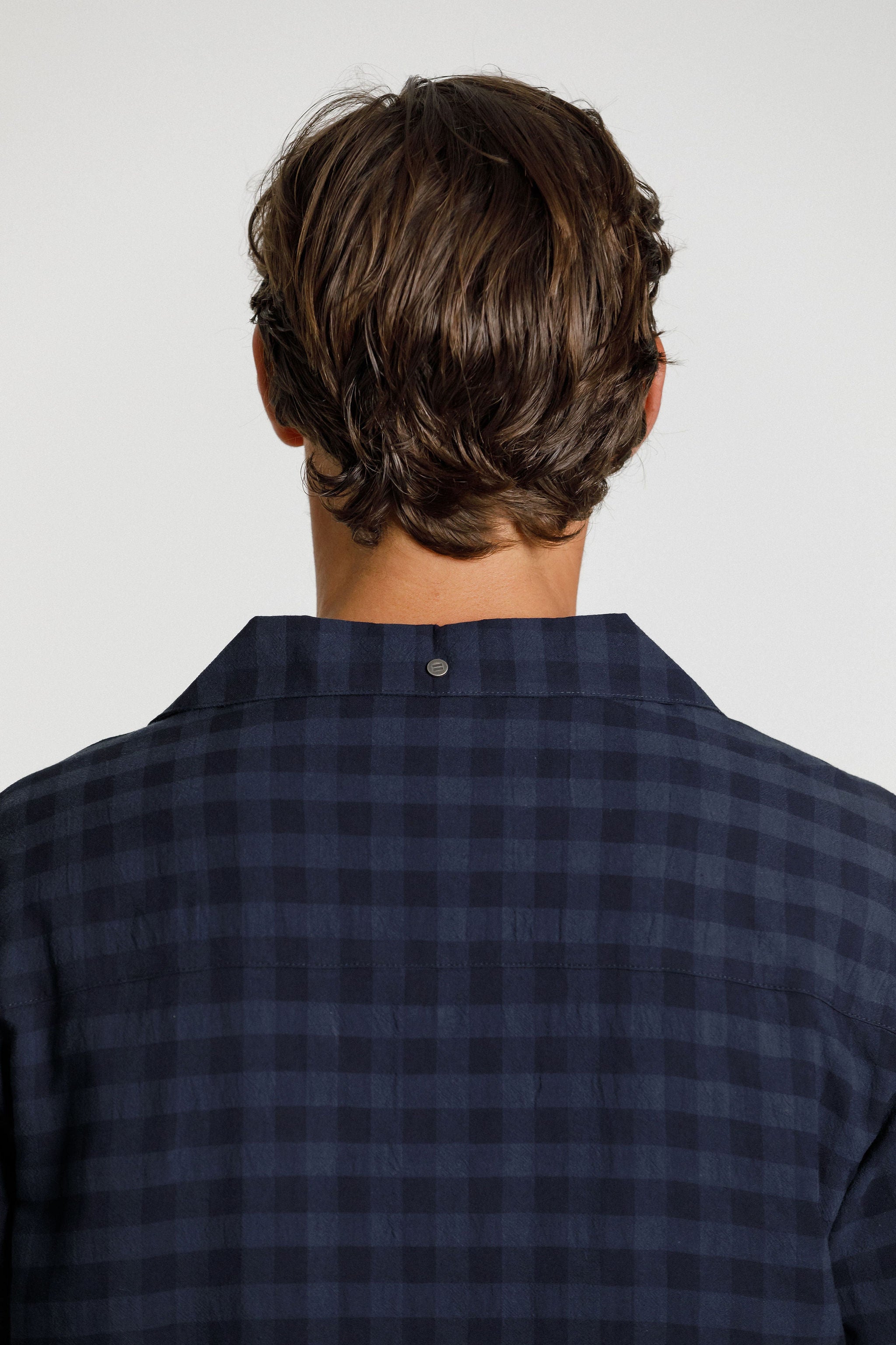 Trope Shirt - Navy Check