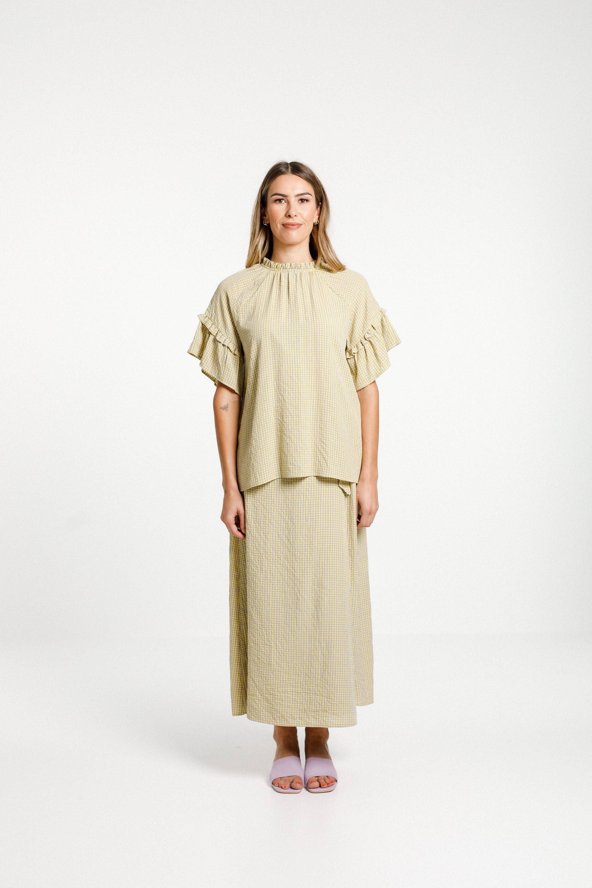 Eve Top - Sunny Gingham