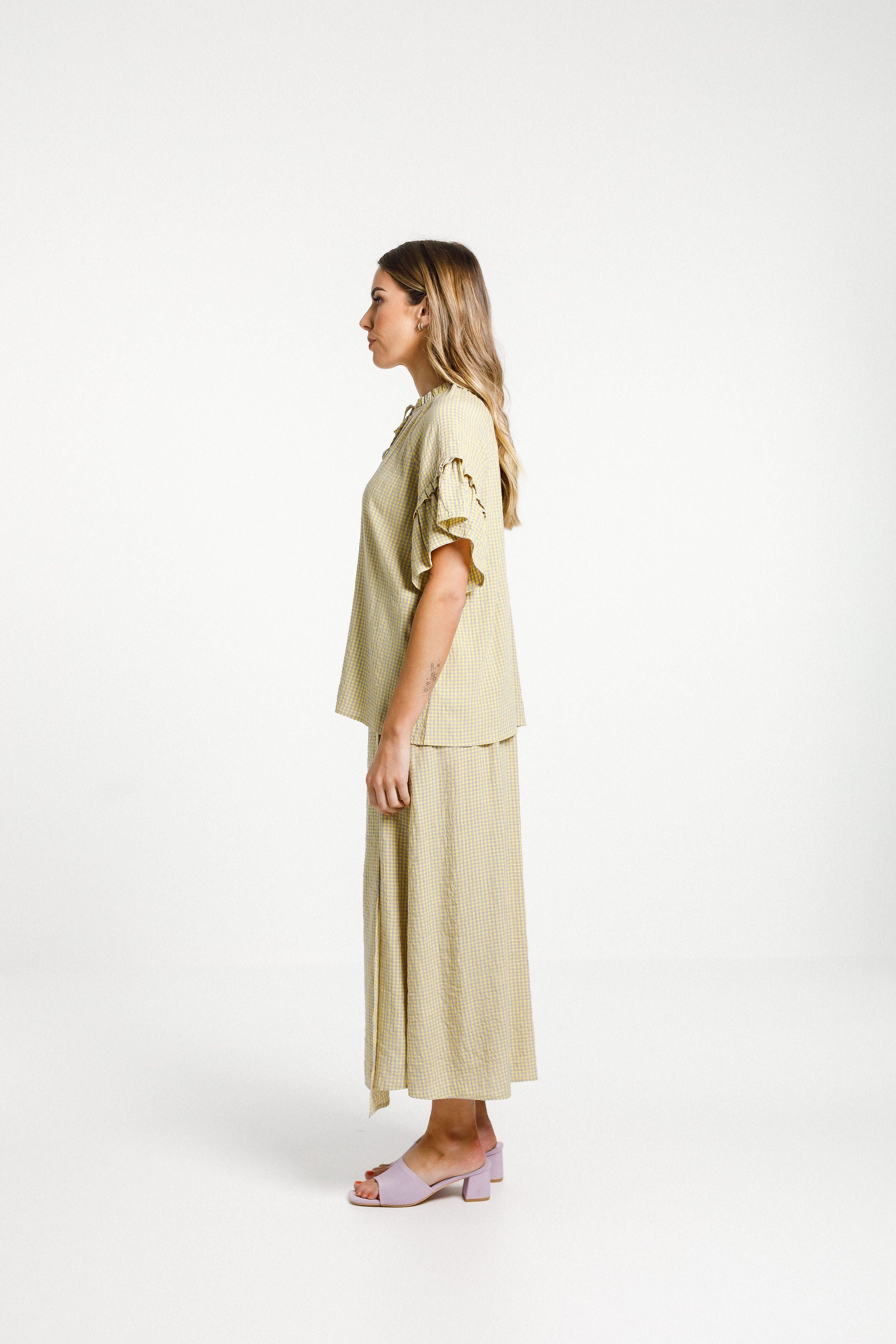 Eve Top - Sunny Gingham