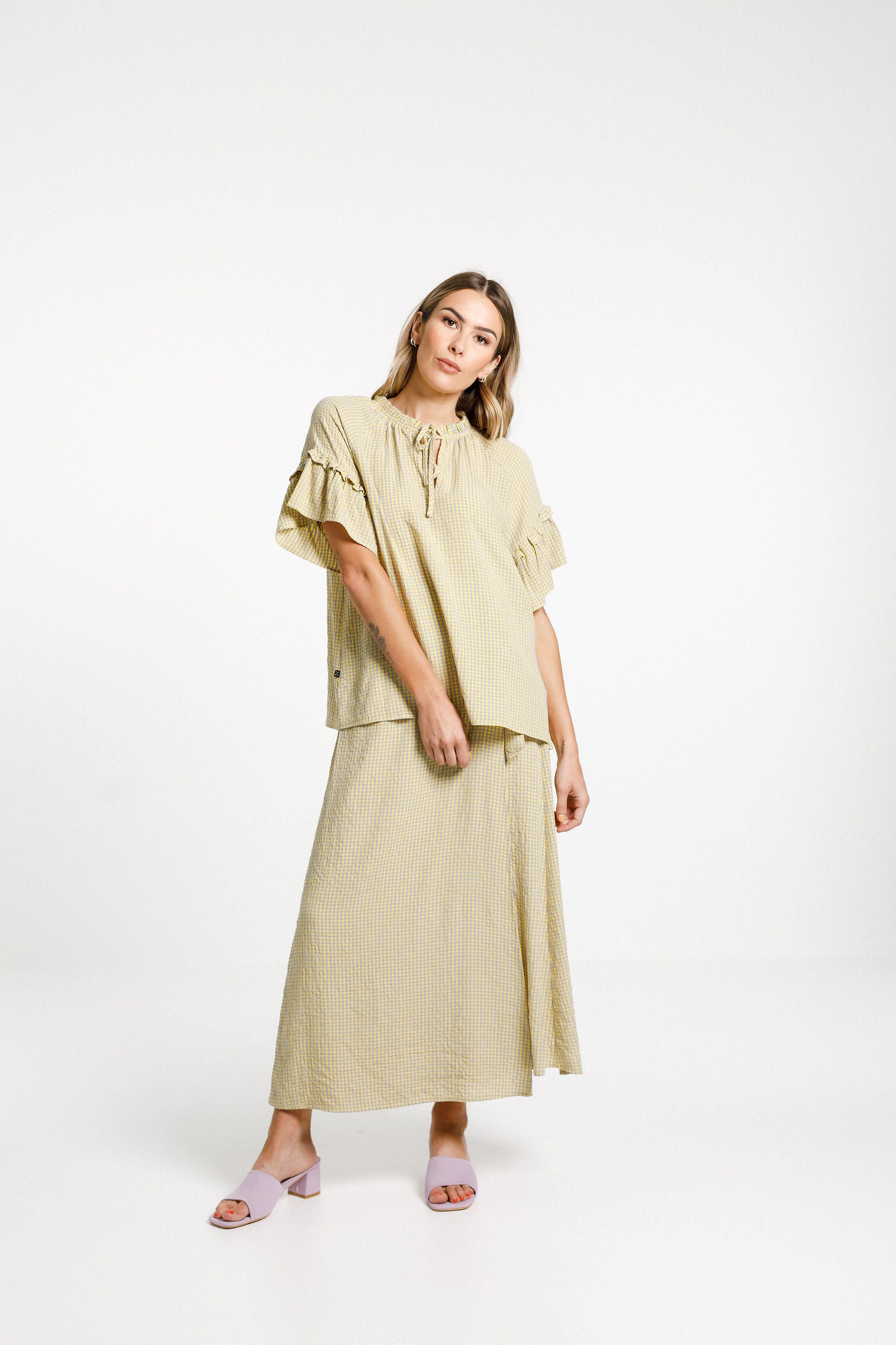 Eve Top - Sunny Gingham