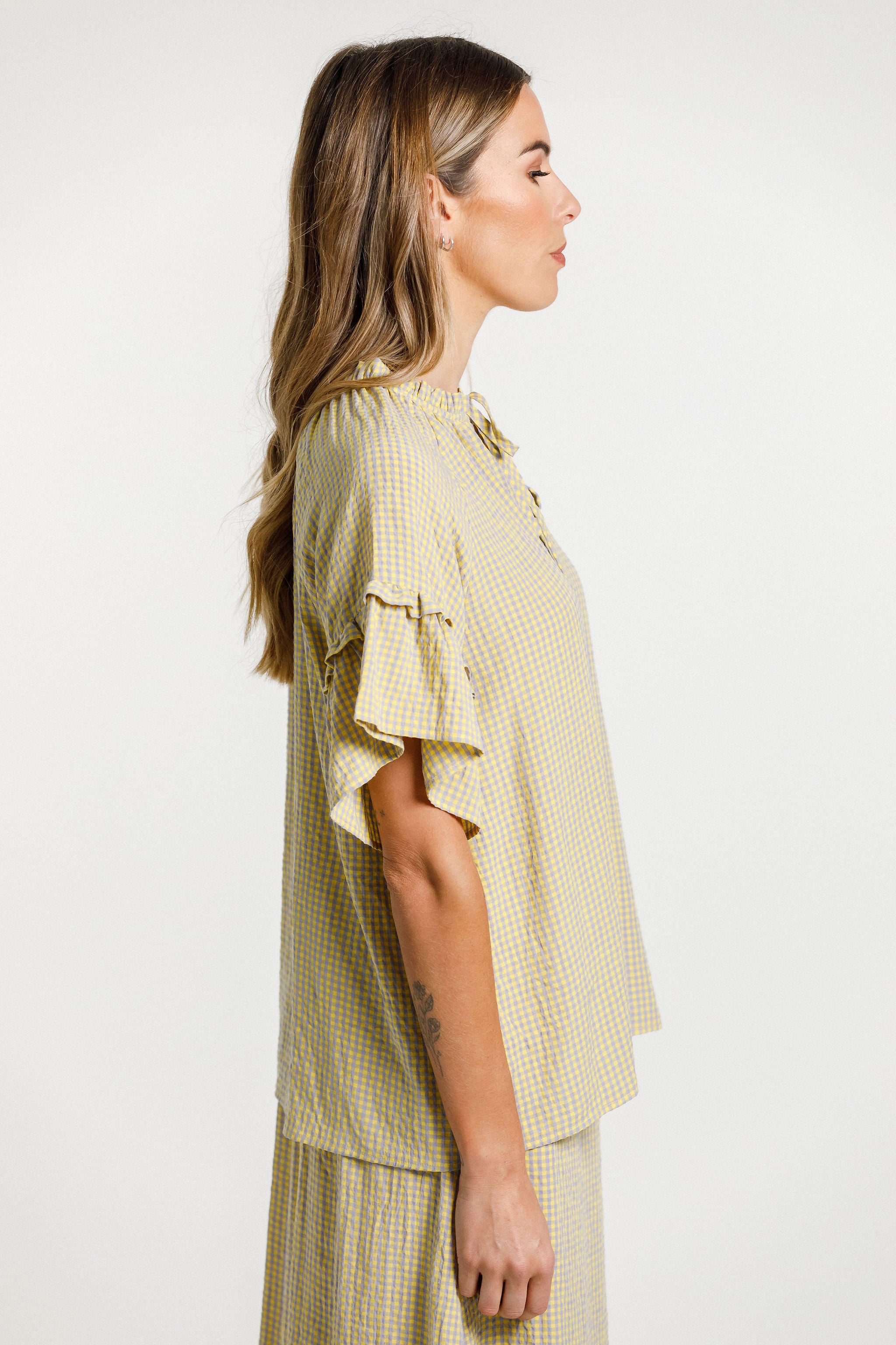 Eve Top - Sunny Gingham