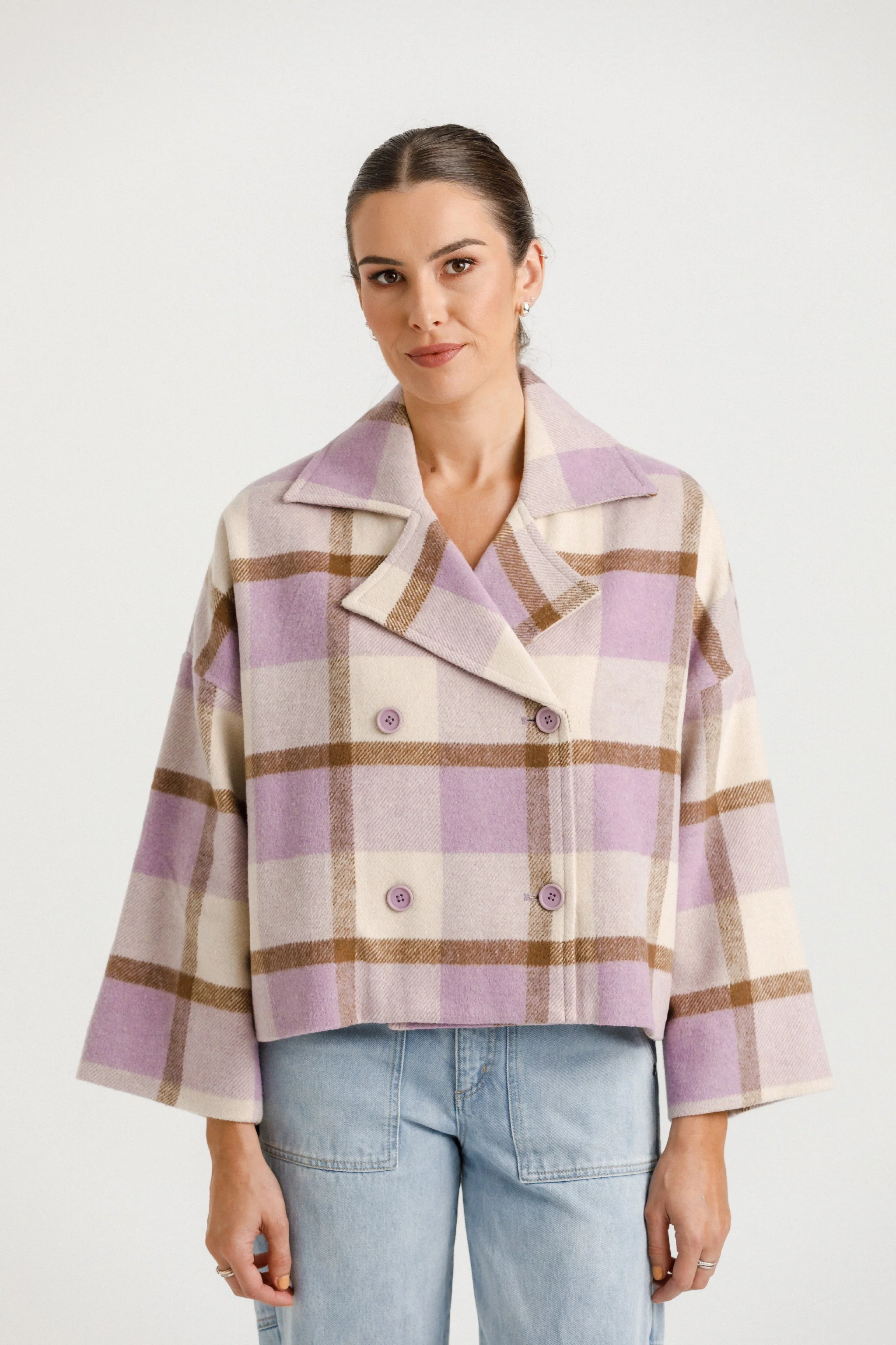 Pixie Coat - Earthy Lilac