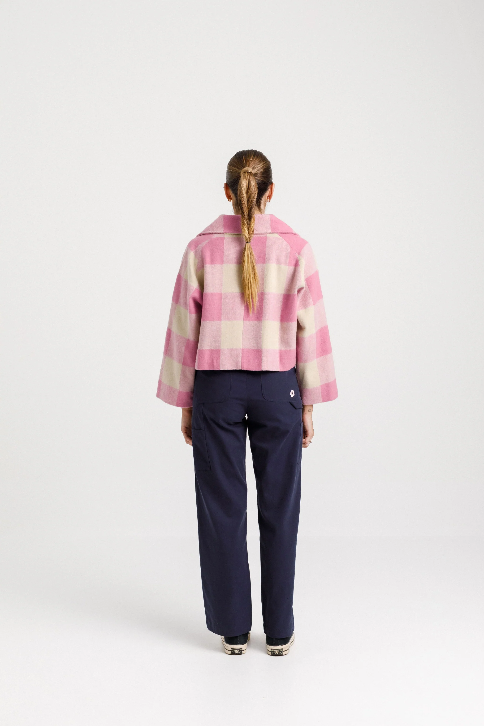 Clemmie Coat - Ballerina Check