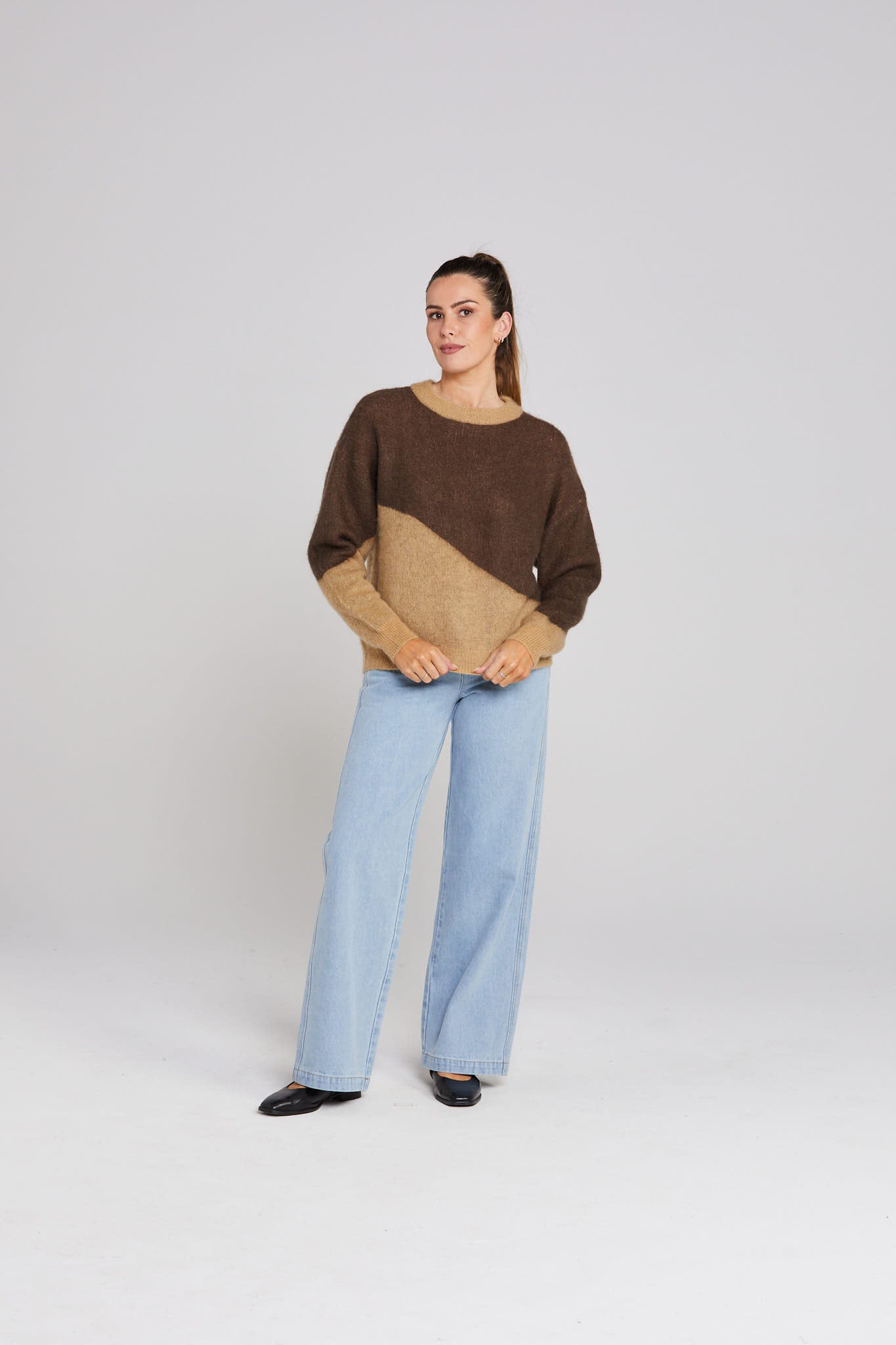 Coming Soon - Split Jumper - Mocha