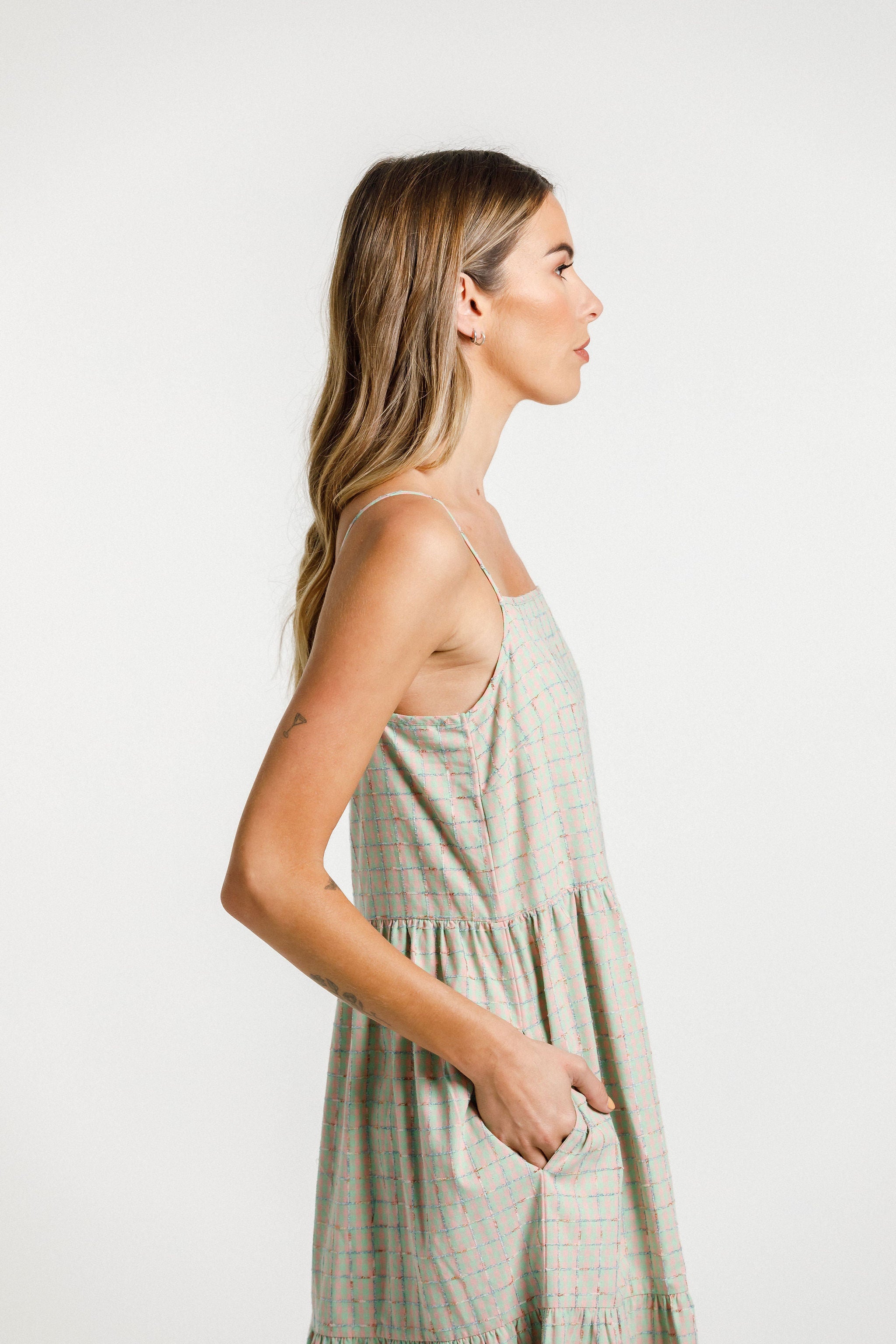 Ziggy Dress - Pink Apple