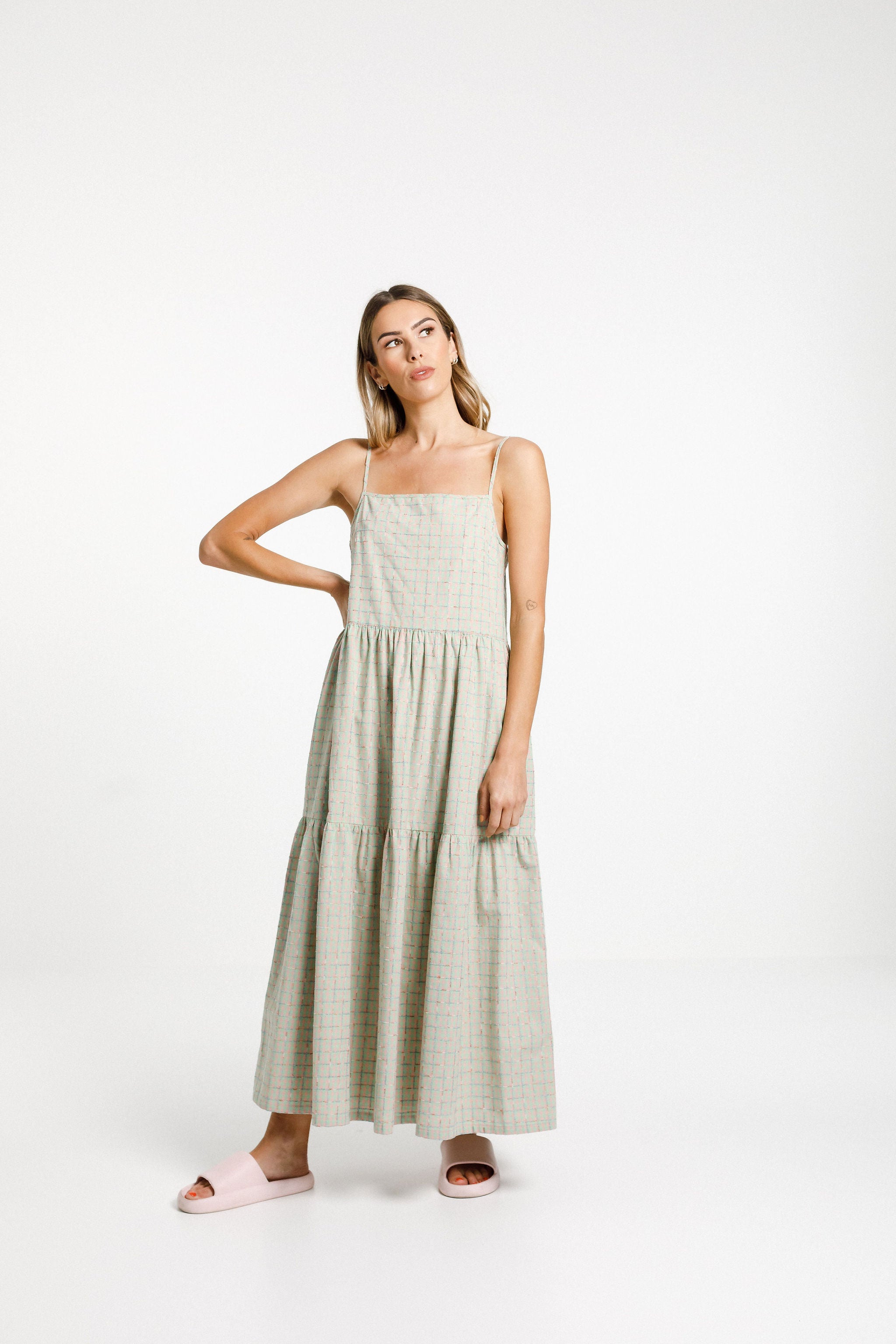 Ziggy Dress - Pink Apple