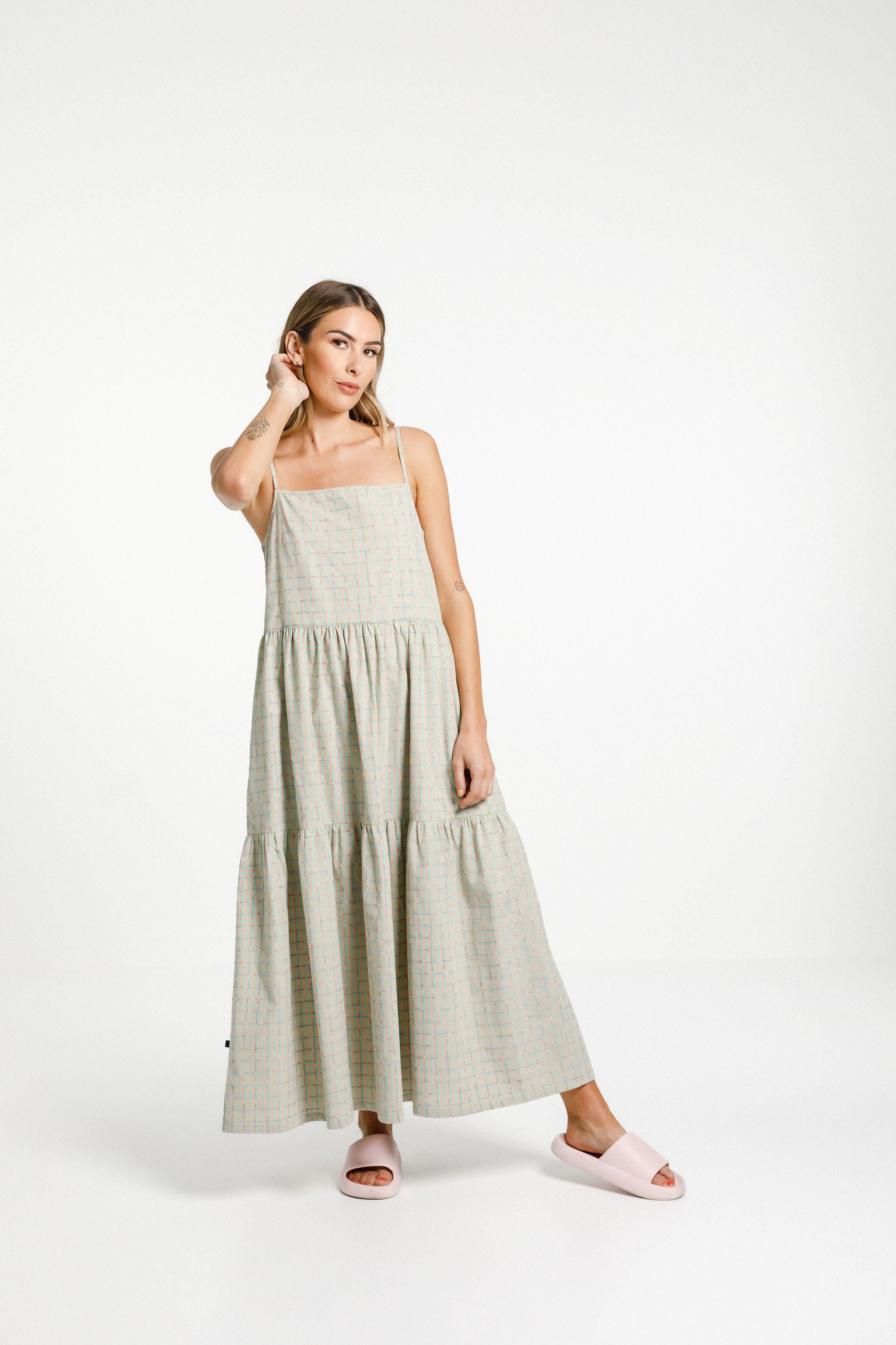 Ziggy Dress - Pink Apple