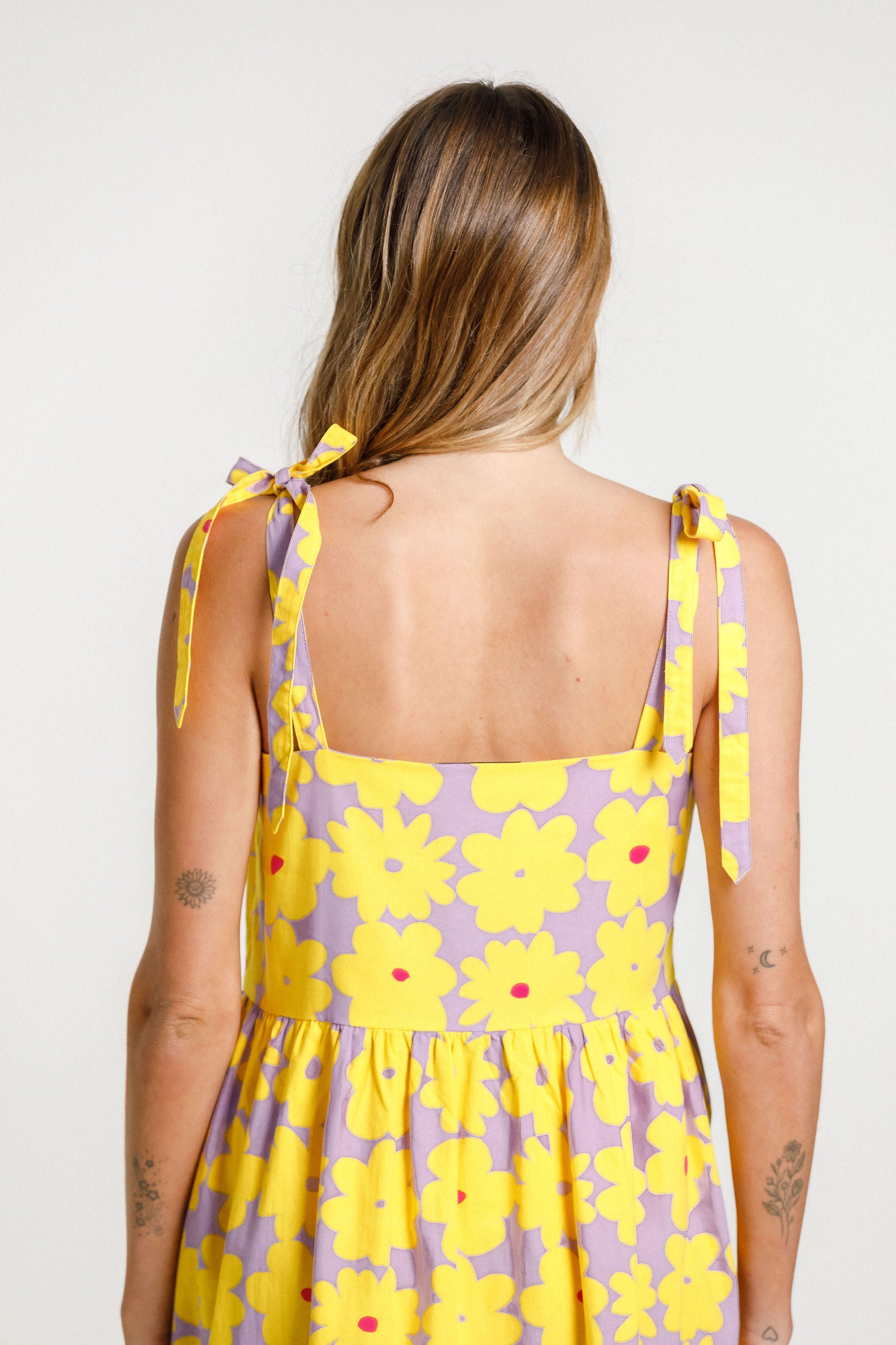 Tie Up Ziggy Dress - Tropicana