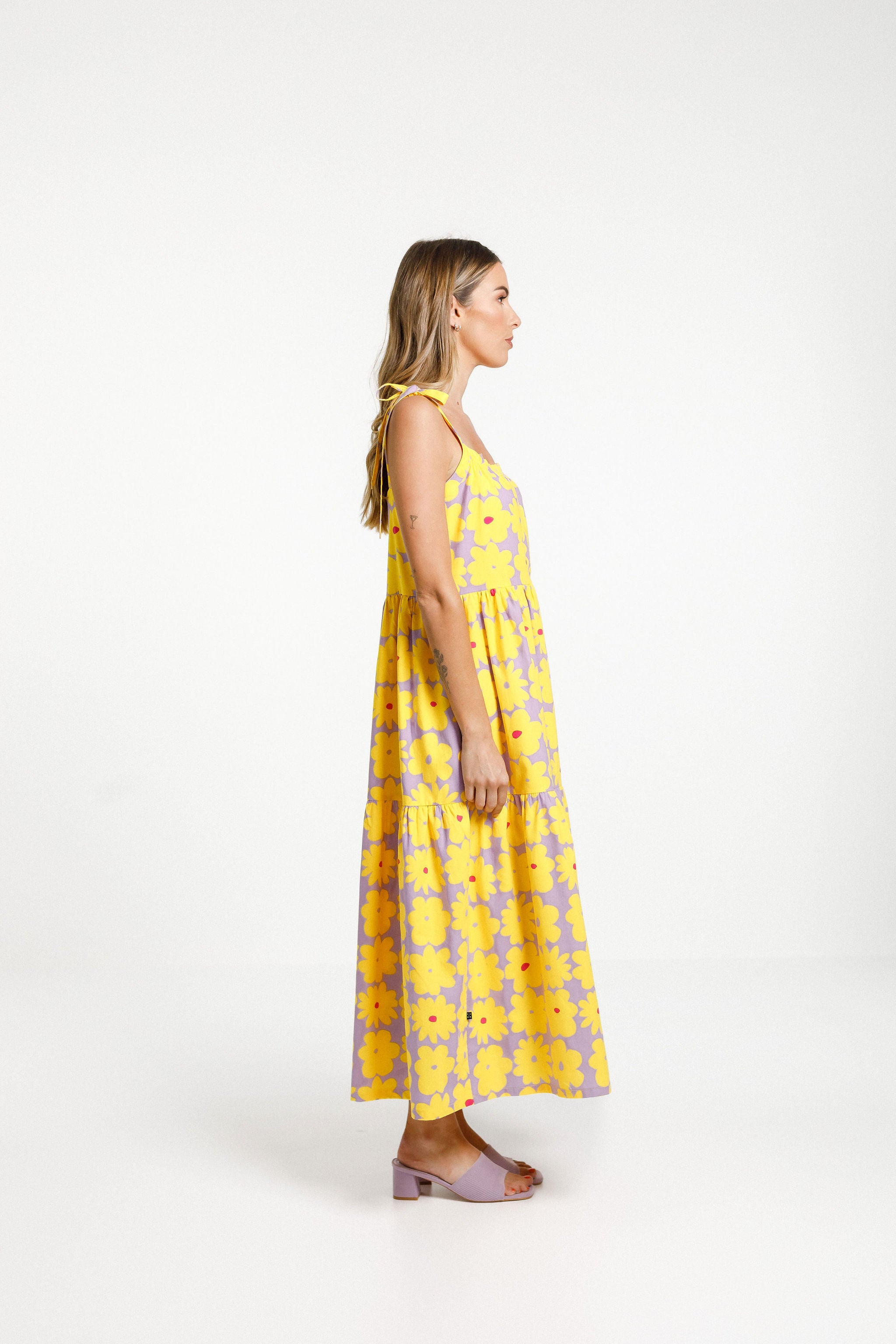 Tie Up Ziggy Dress - Tropicana