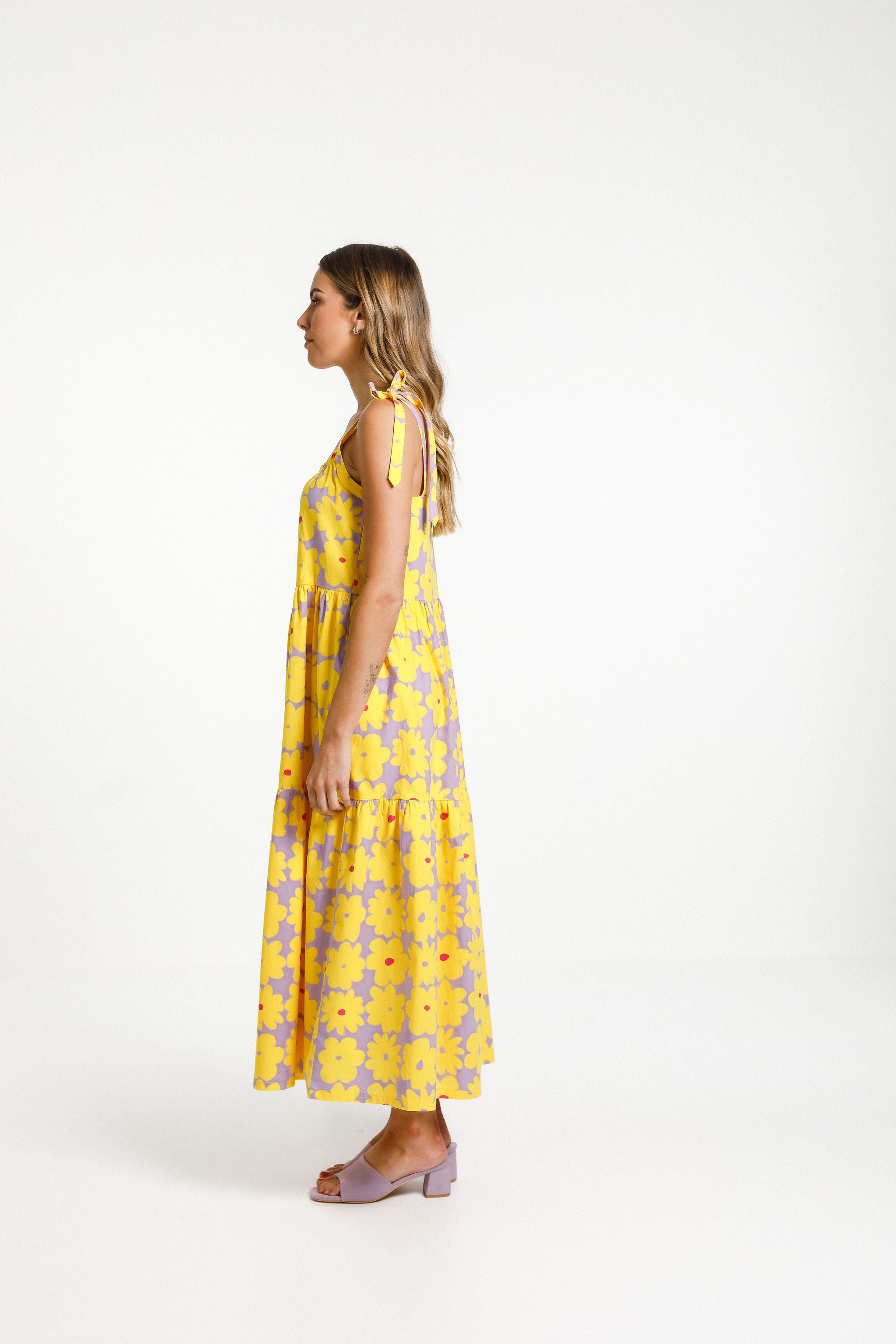 Tie Up Ziggy Dress - Tropicana