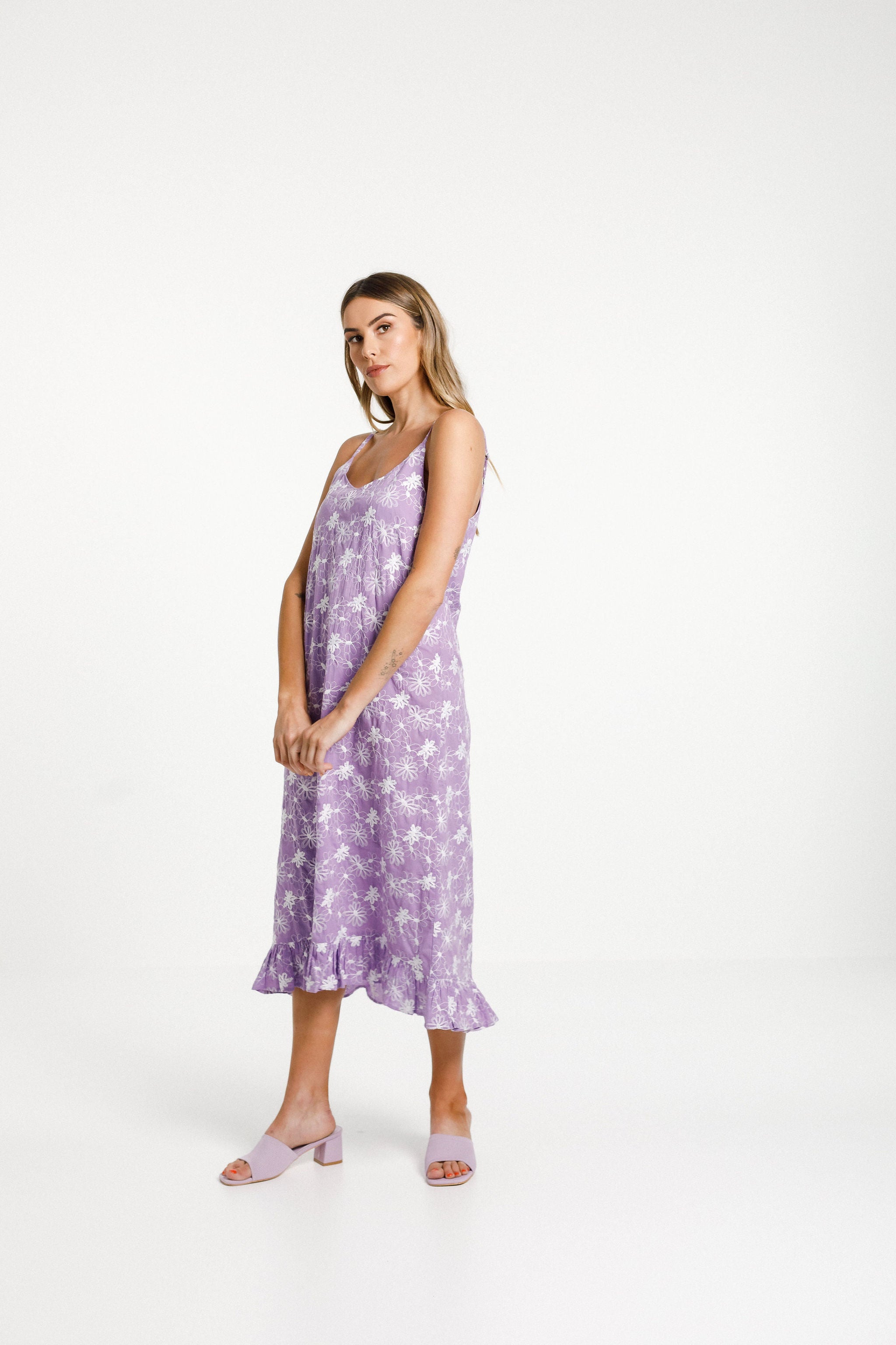 Isabella Dress - Wild Lilac