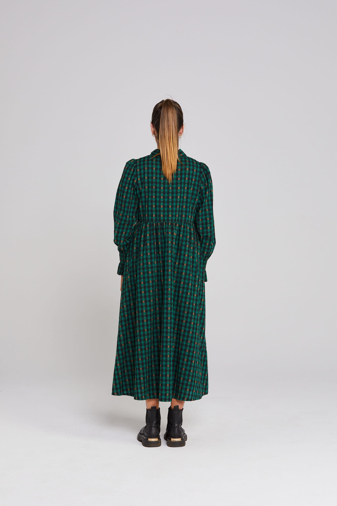 Joyful Dress - Petal Plaid