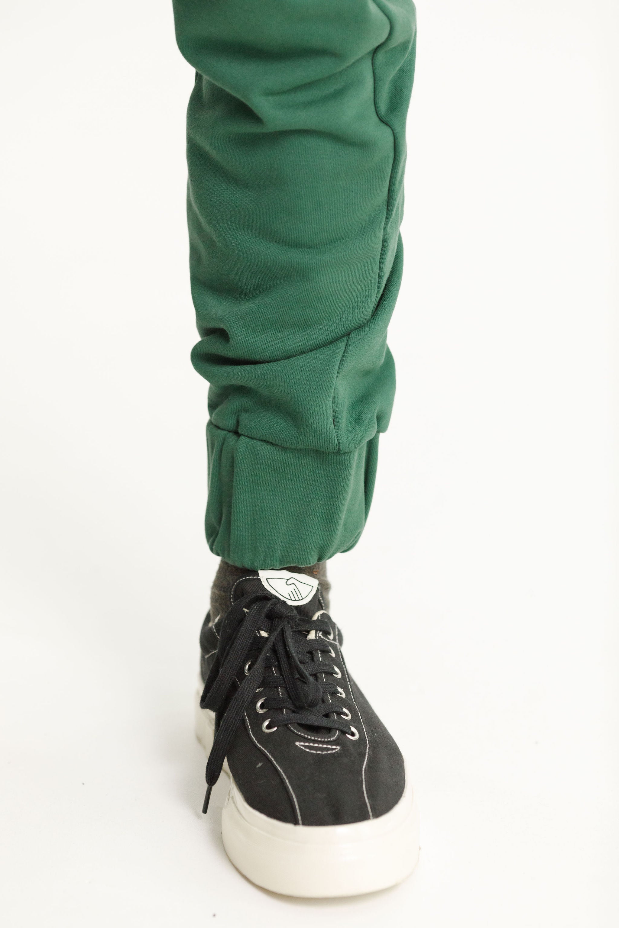 Fleece Para Pant - Pine Green