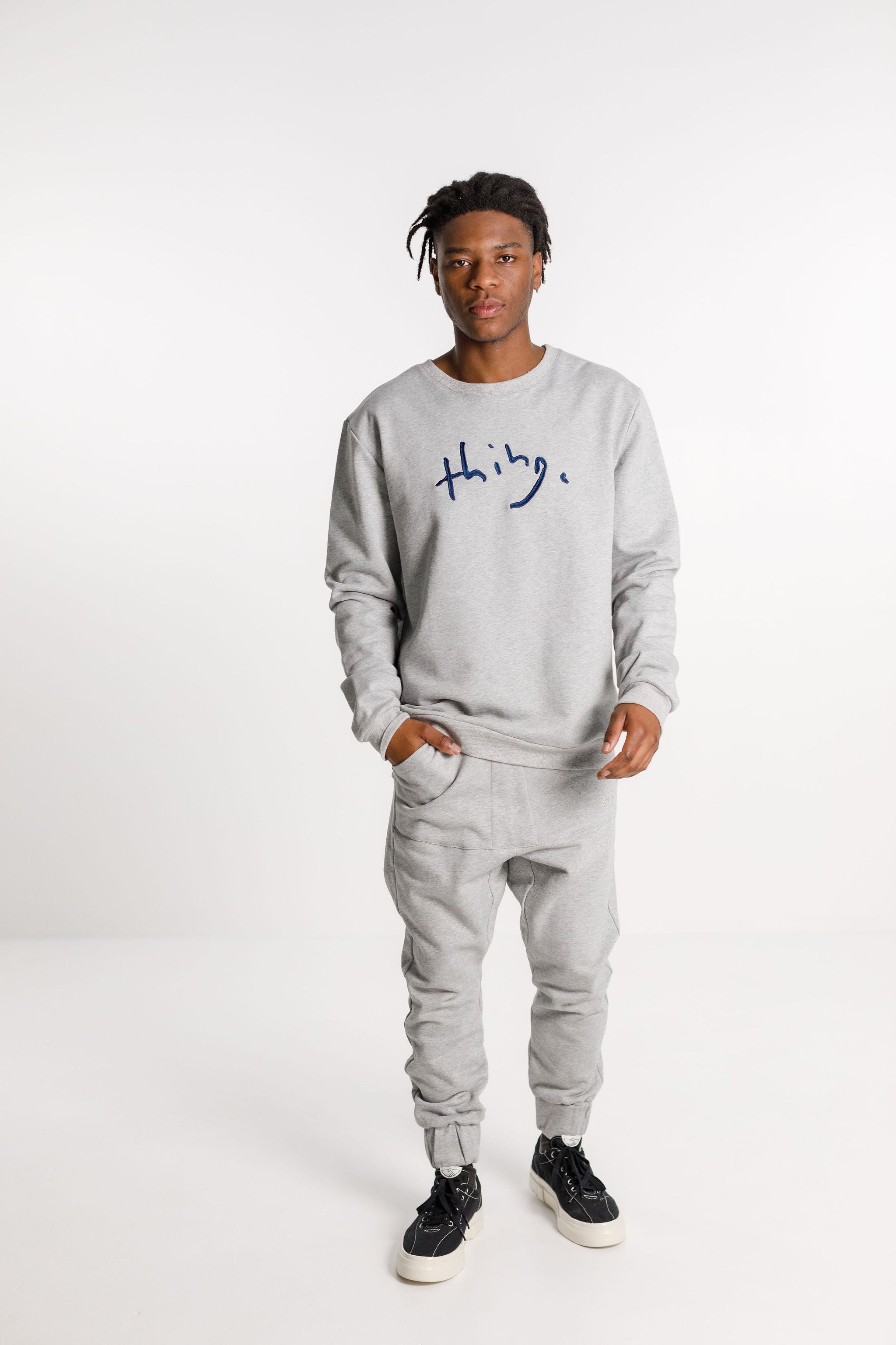 Fleece Para Pant - Grey Marle