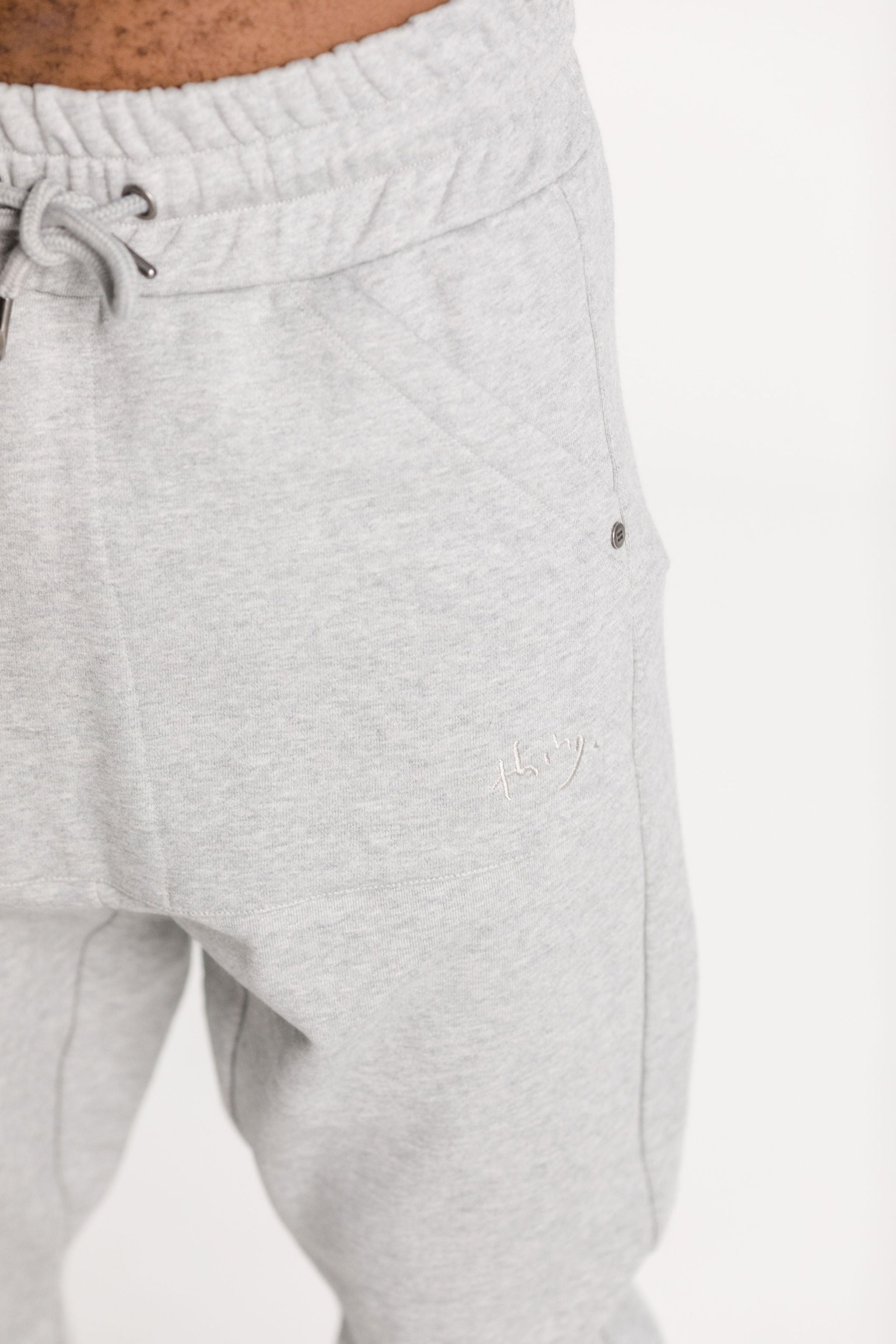 Fleece Para Pant - Grey Marle
