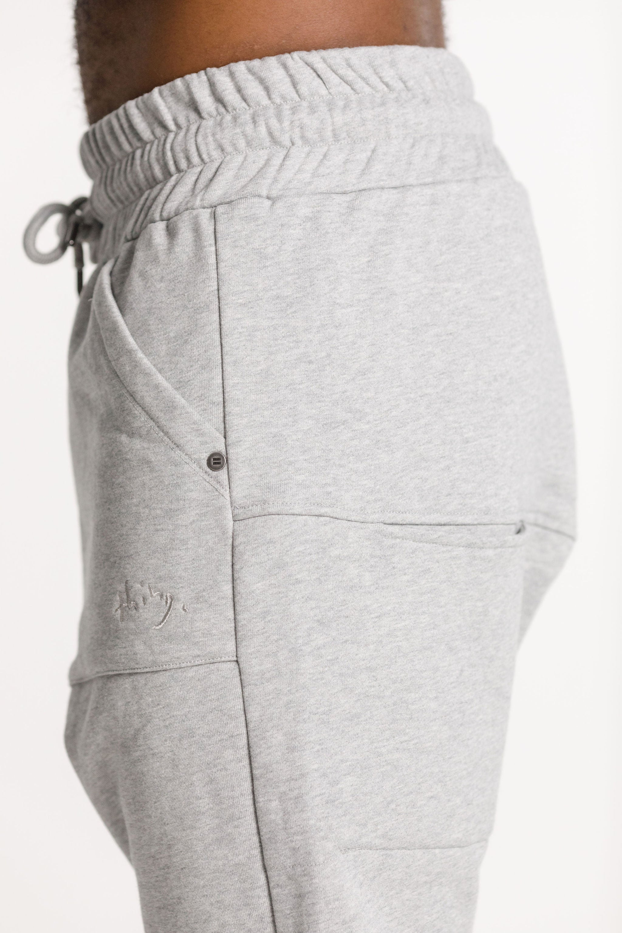 Fleece Para Pant - Grey Marle
