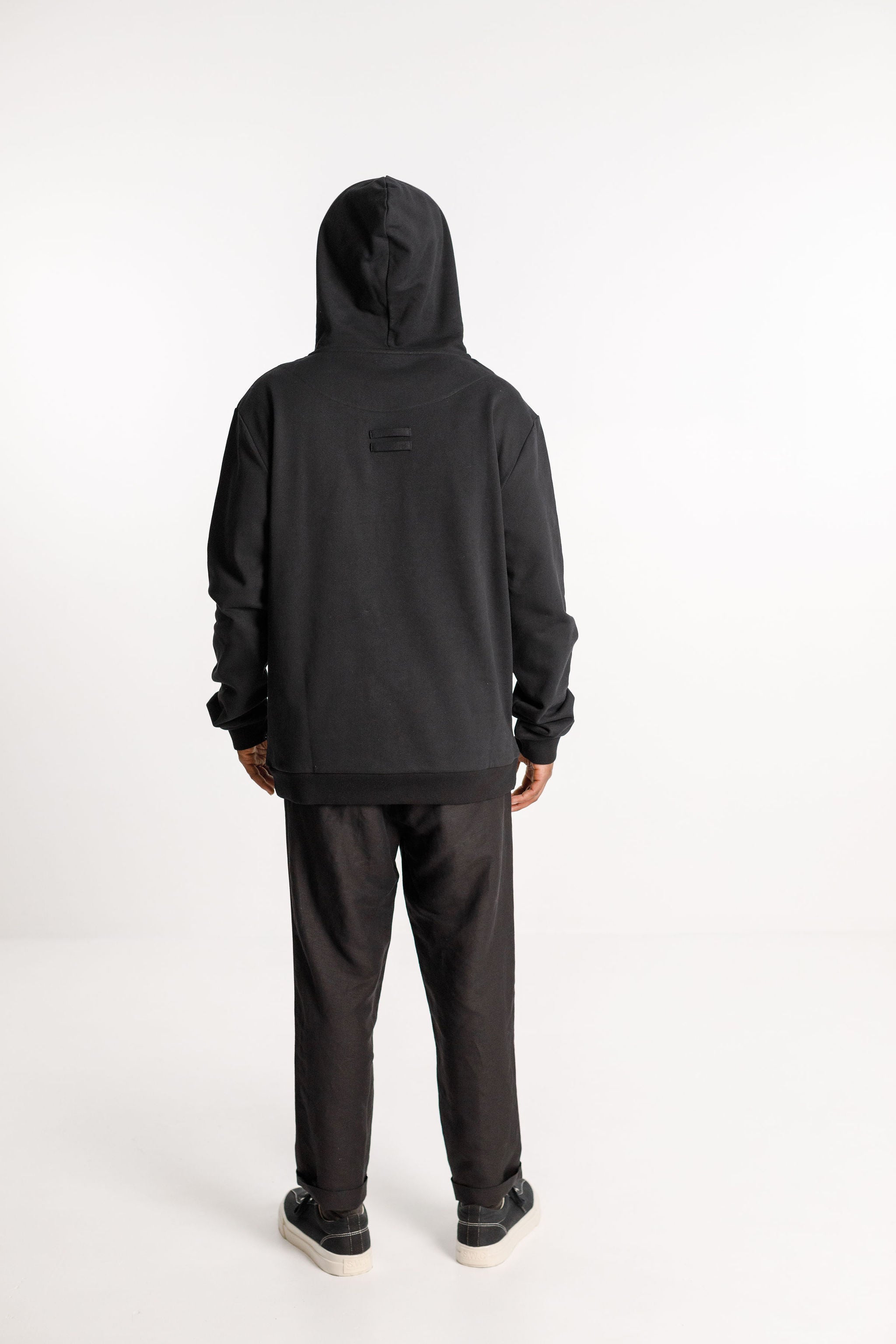 Title Hood - Black with Pyro Embroidery