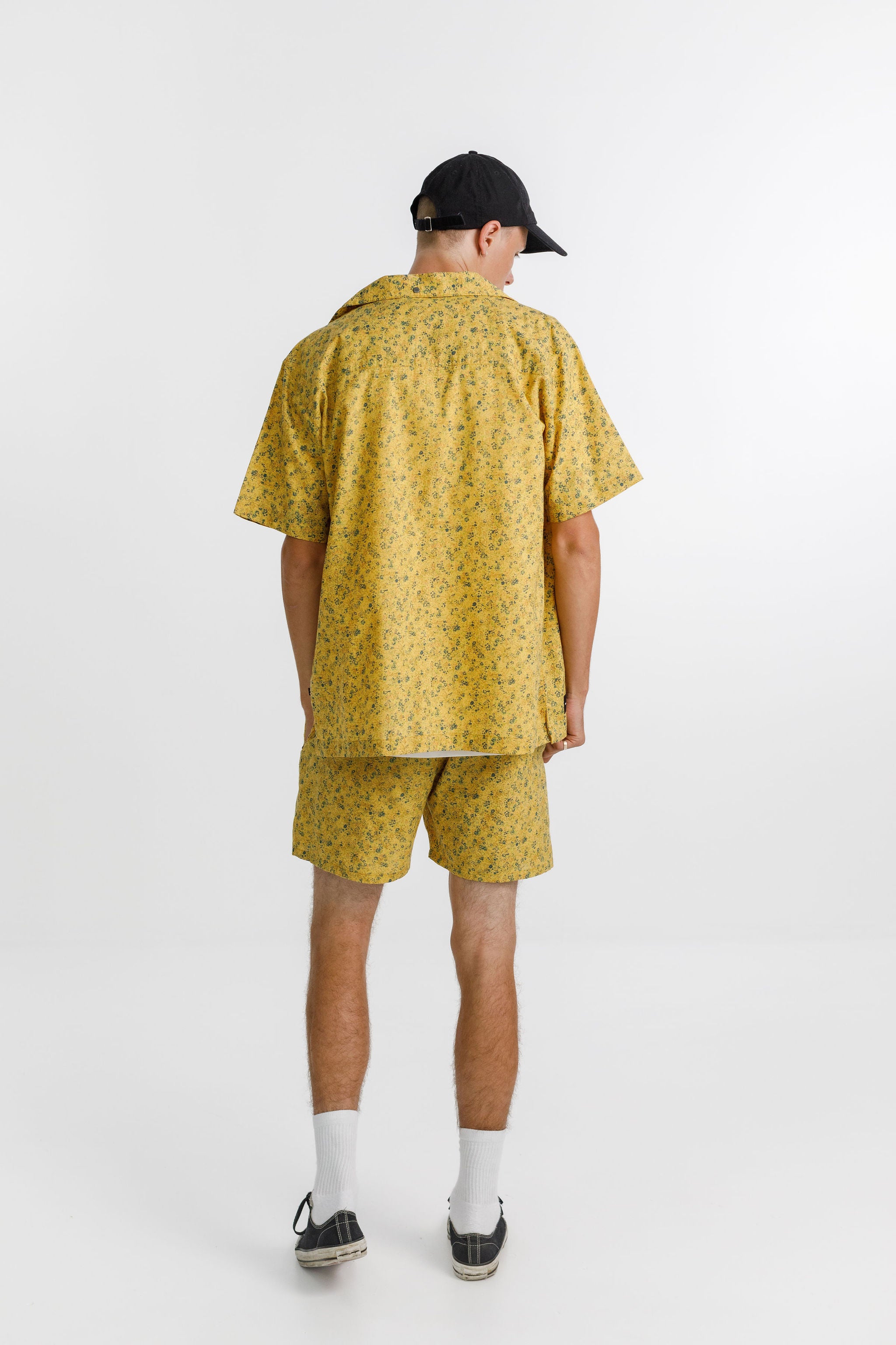Trope Shirt - Sale - Mustard with Chest Embroidery