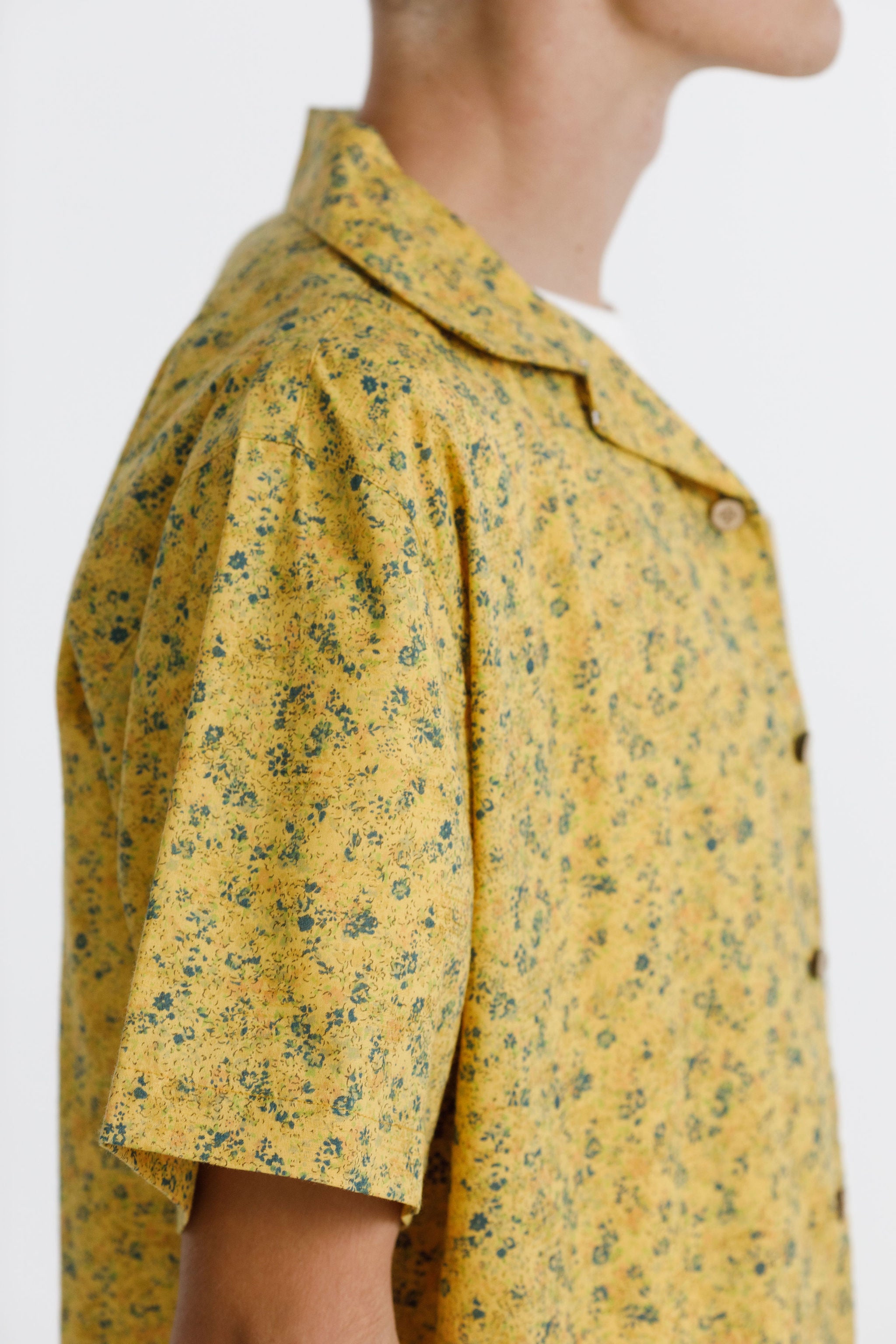 Trope Shirt - Mustard with Chest Embroidery