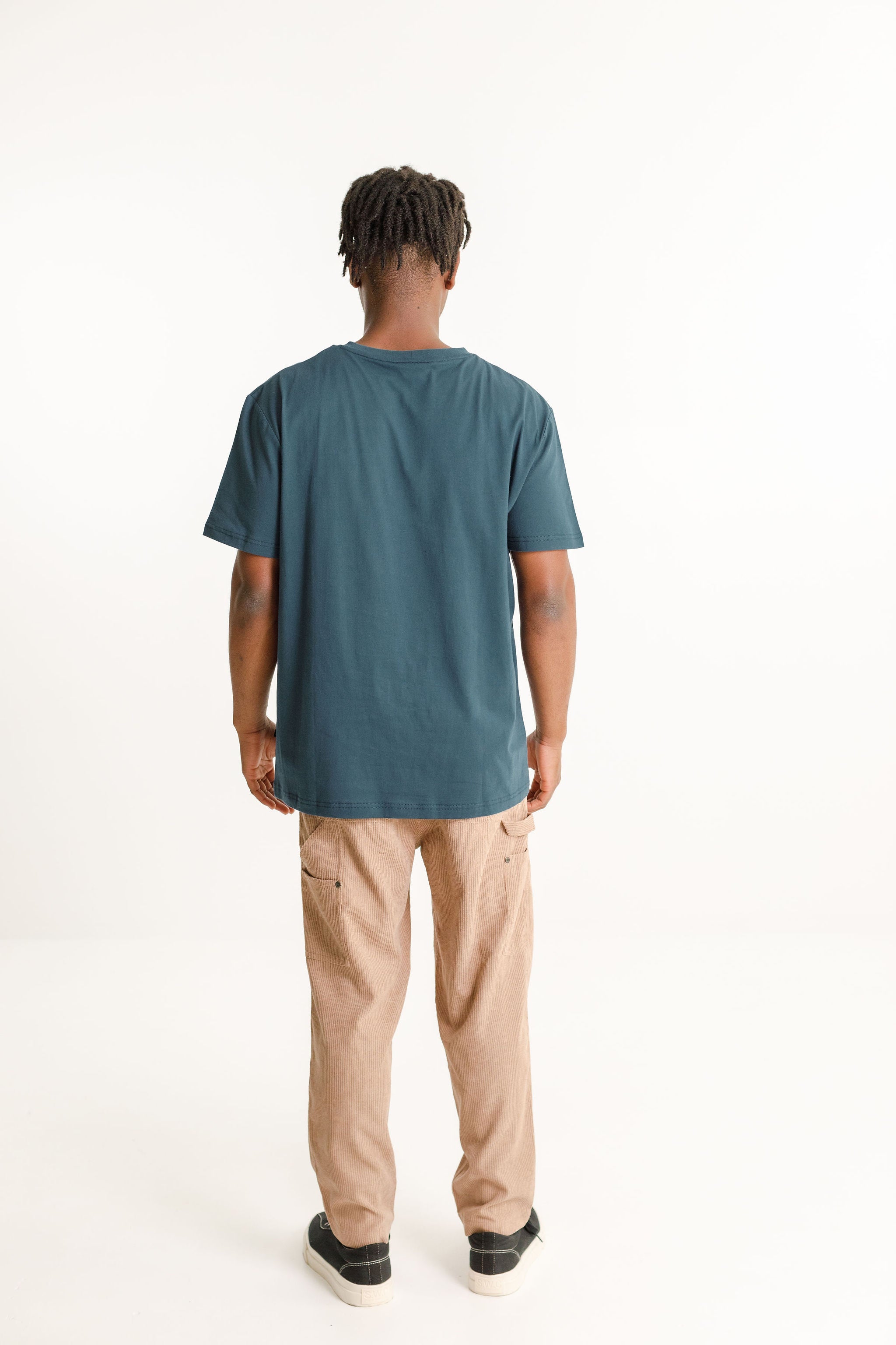 SS Tee - French Navy with Pyro Print