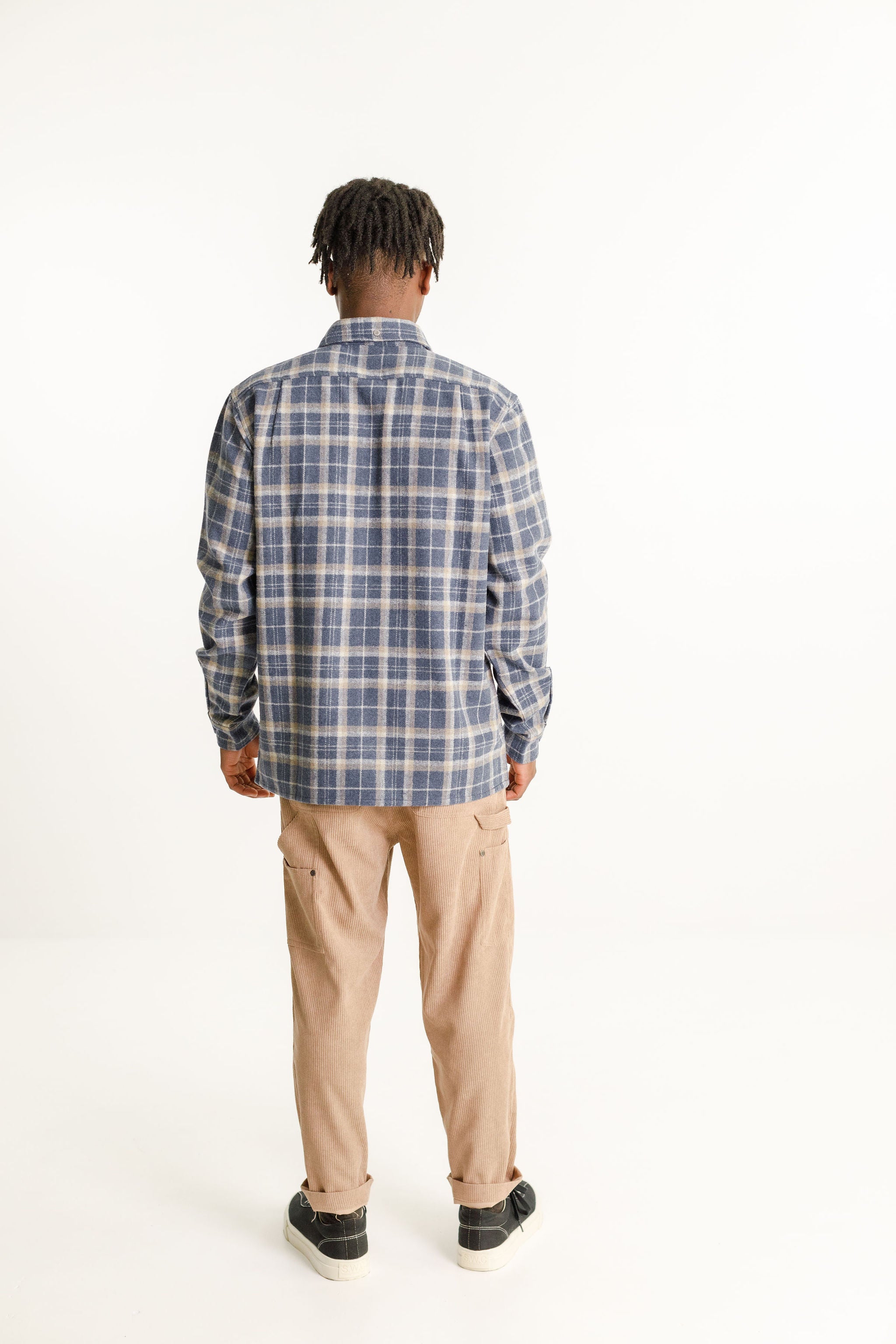 Buscemi Shirt  - Powder Blue Check