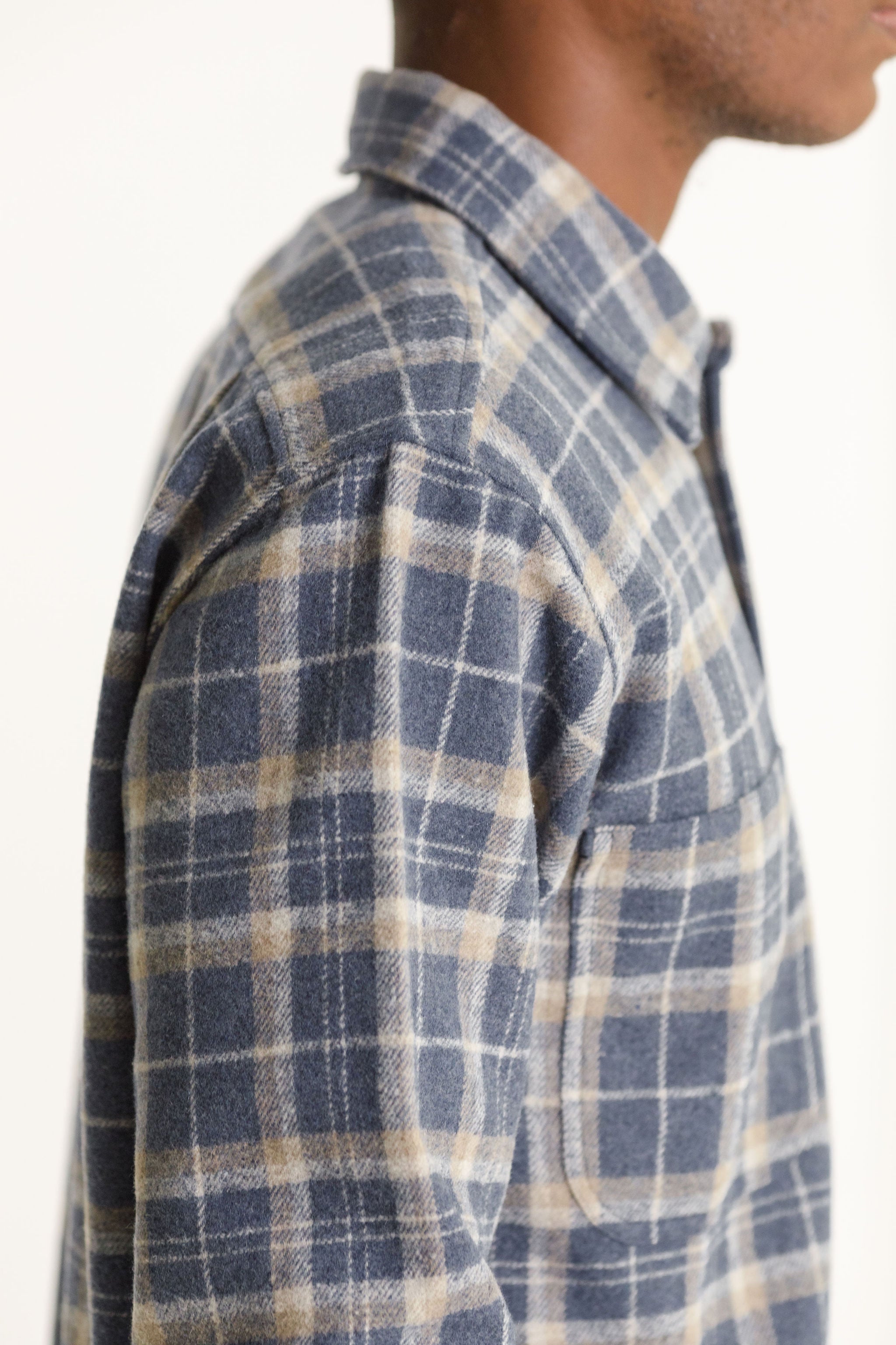 Buscemi Shirt  - Powder Blue Check