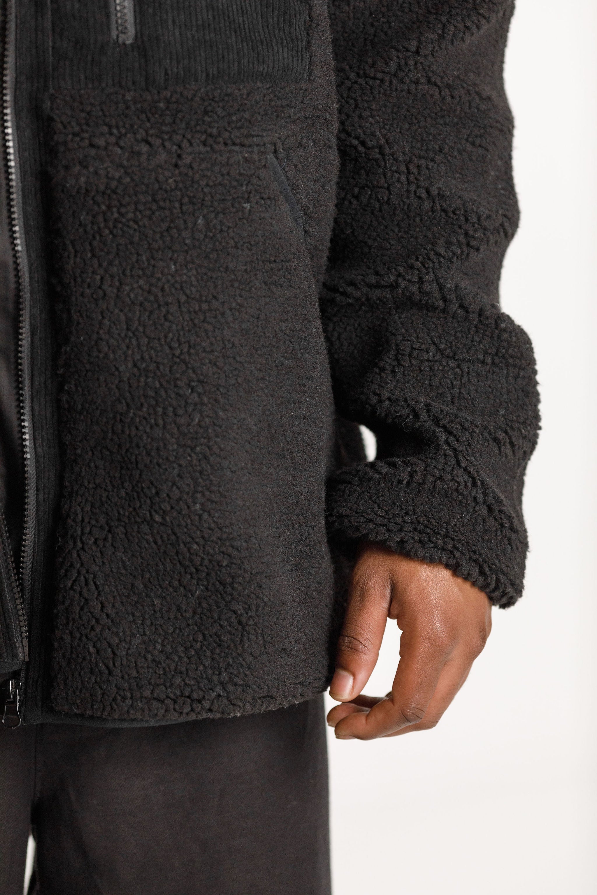 Sherpa Jacket - Sale - Black