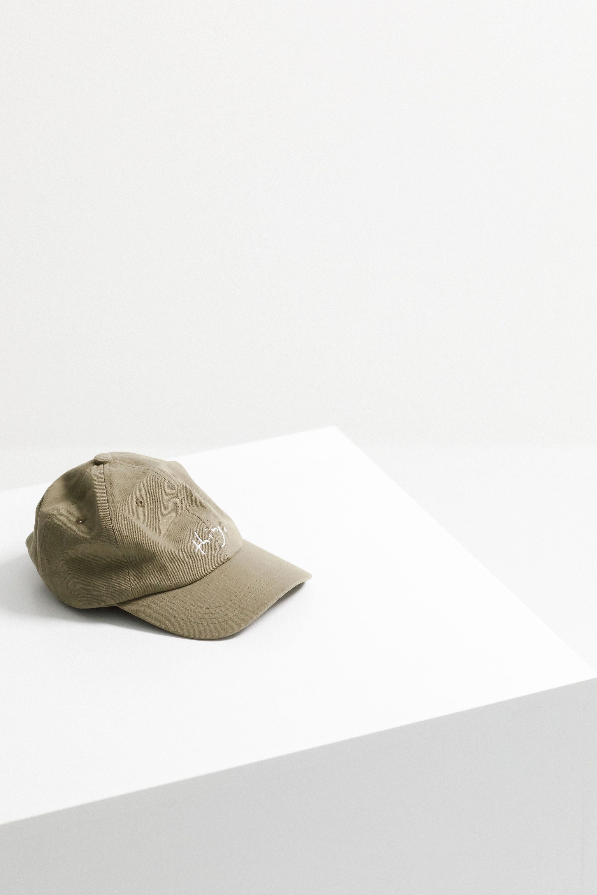 Idle Cap - Khaki With Thing Embroidery