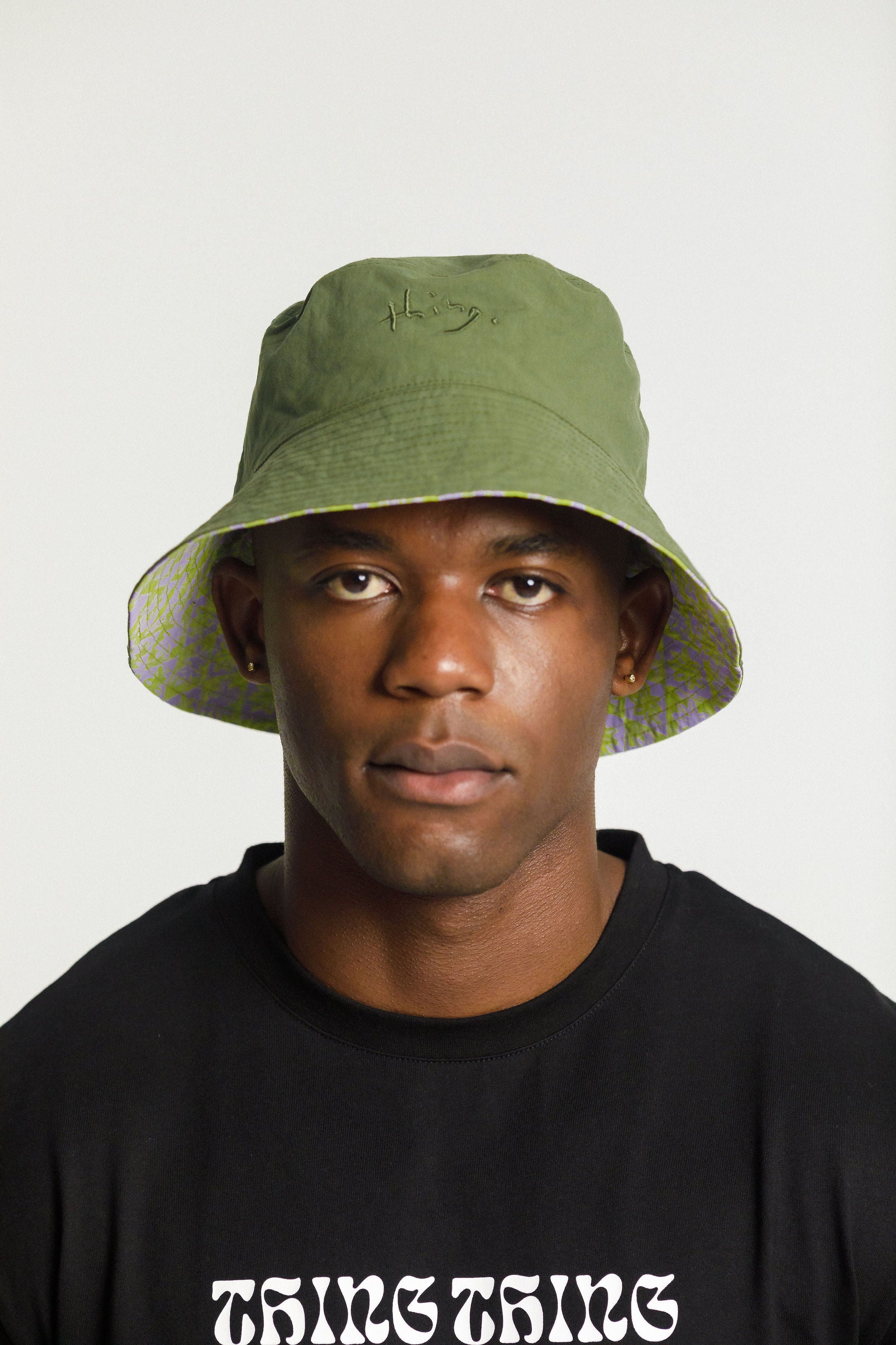 Reversible Bucket Hat -  Ivy/Checks