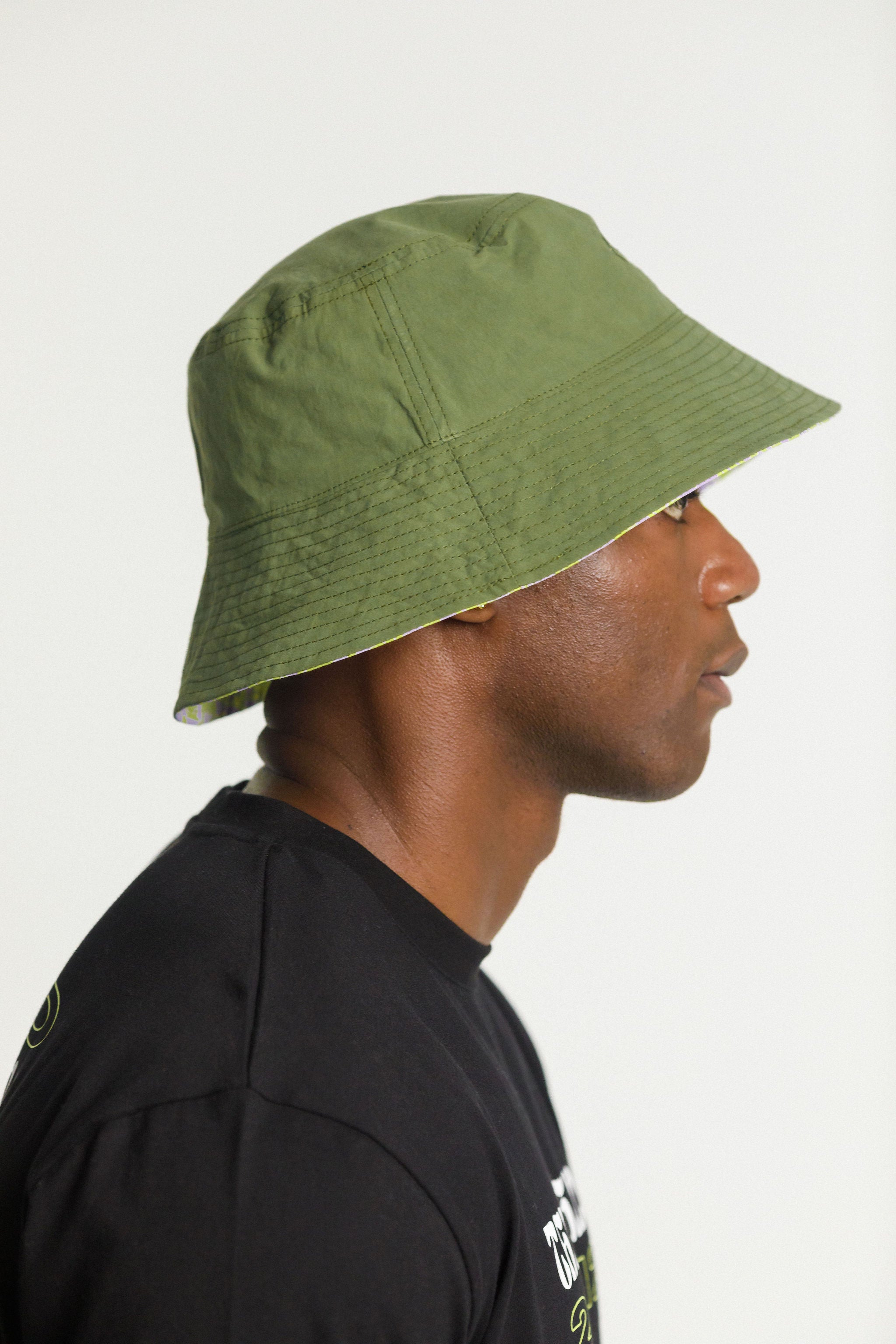 Reversible Bucket Hat -  Ivy/Checks