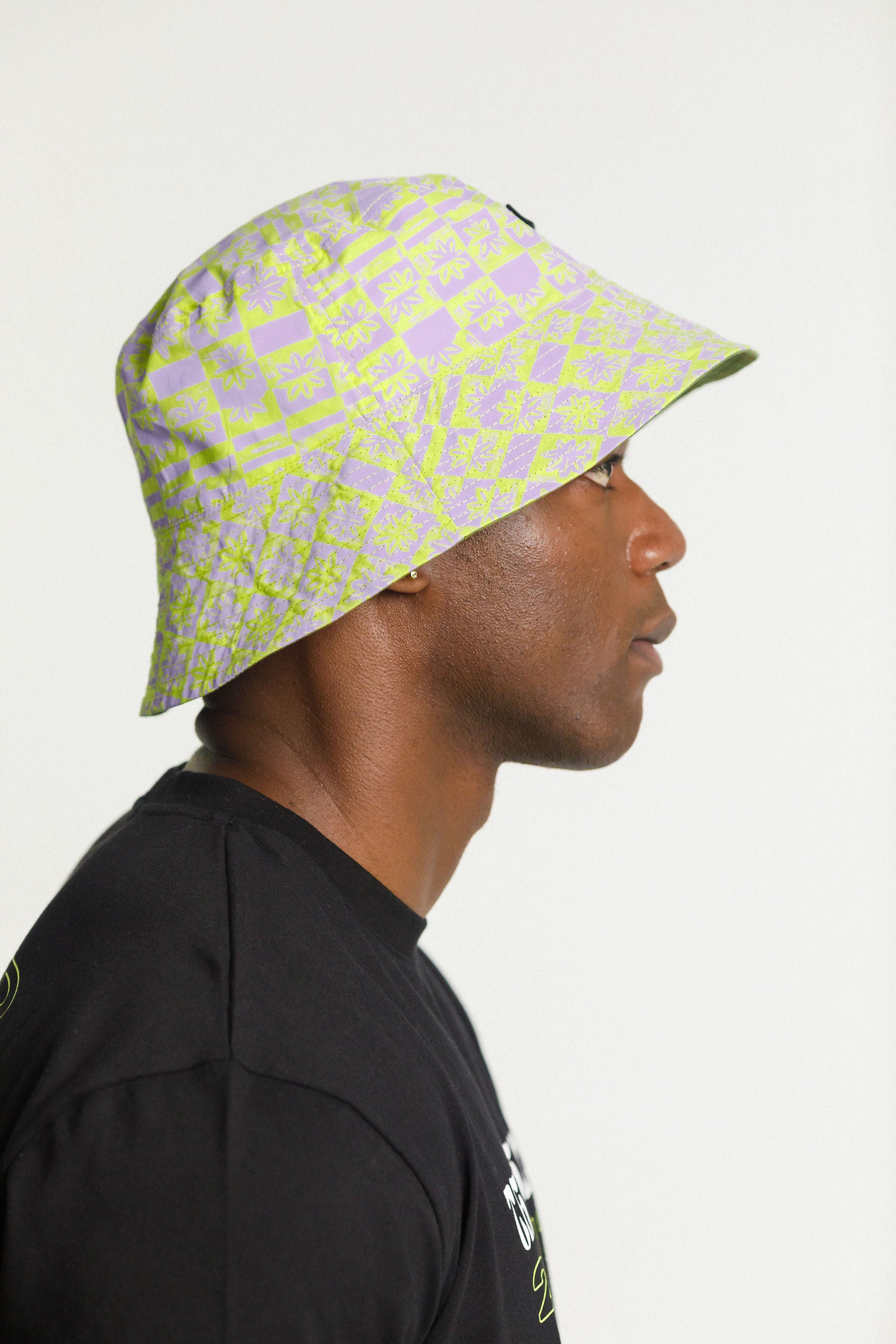 Reversible Bucket Hat -  Ivy/Checks