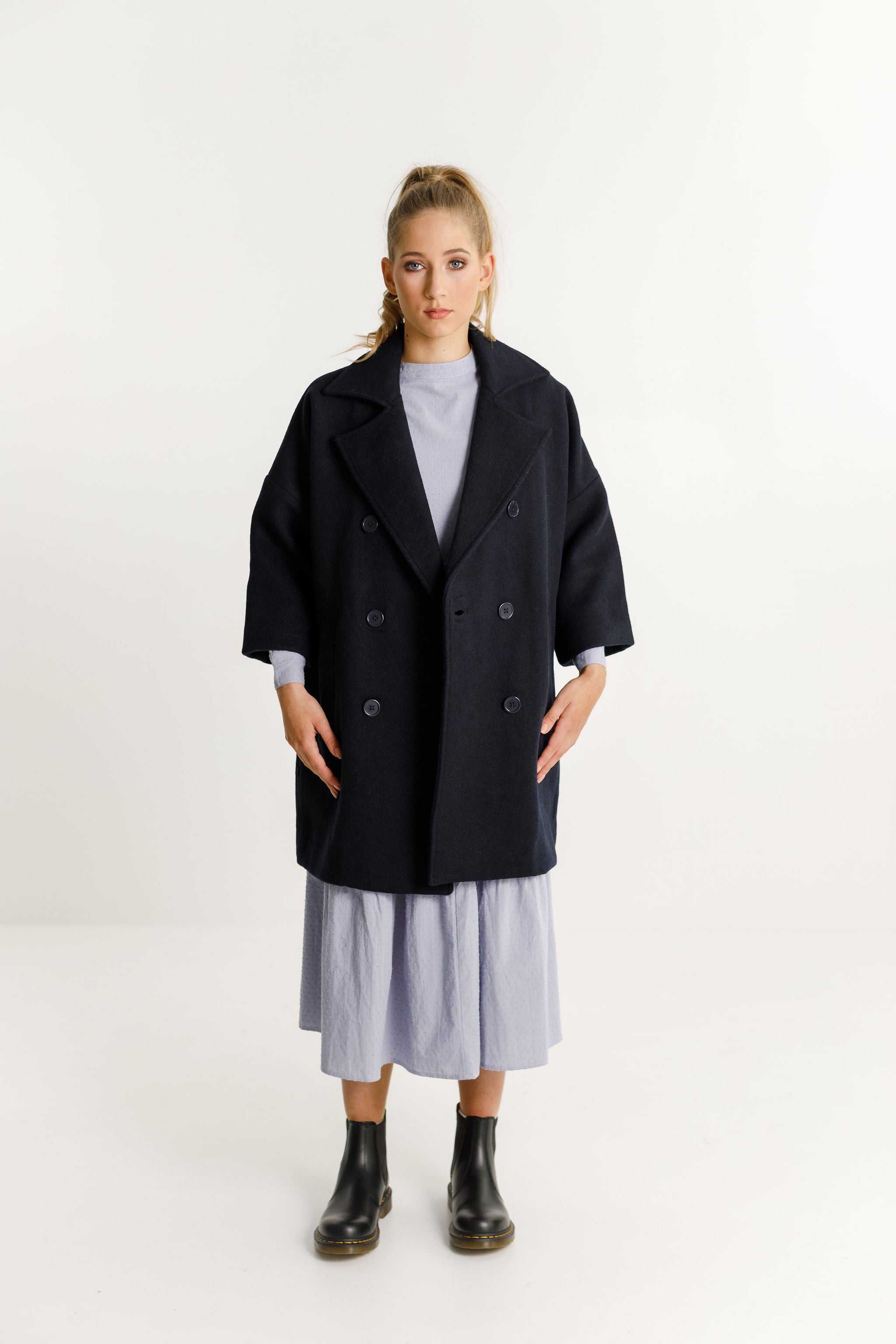 Trixie Coat - Moonlit Navy