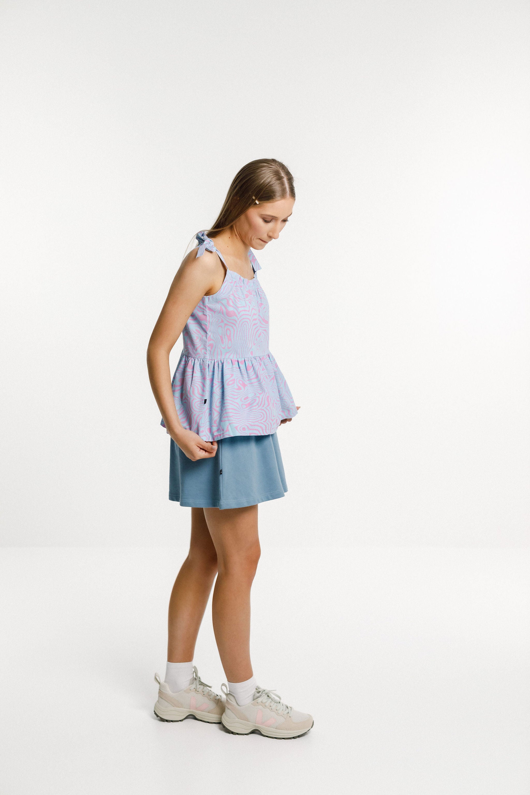 Tie Up Ziggy Top - Water