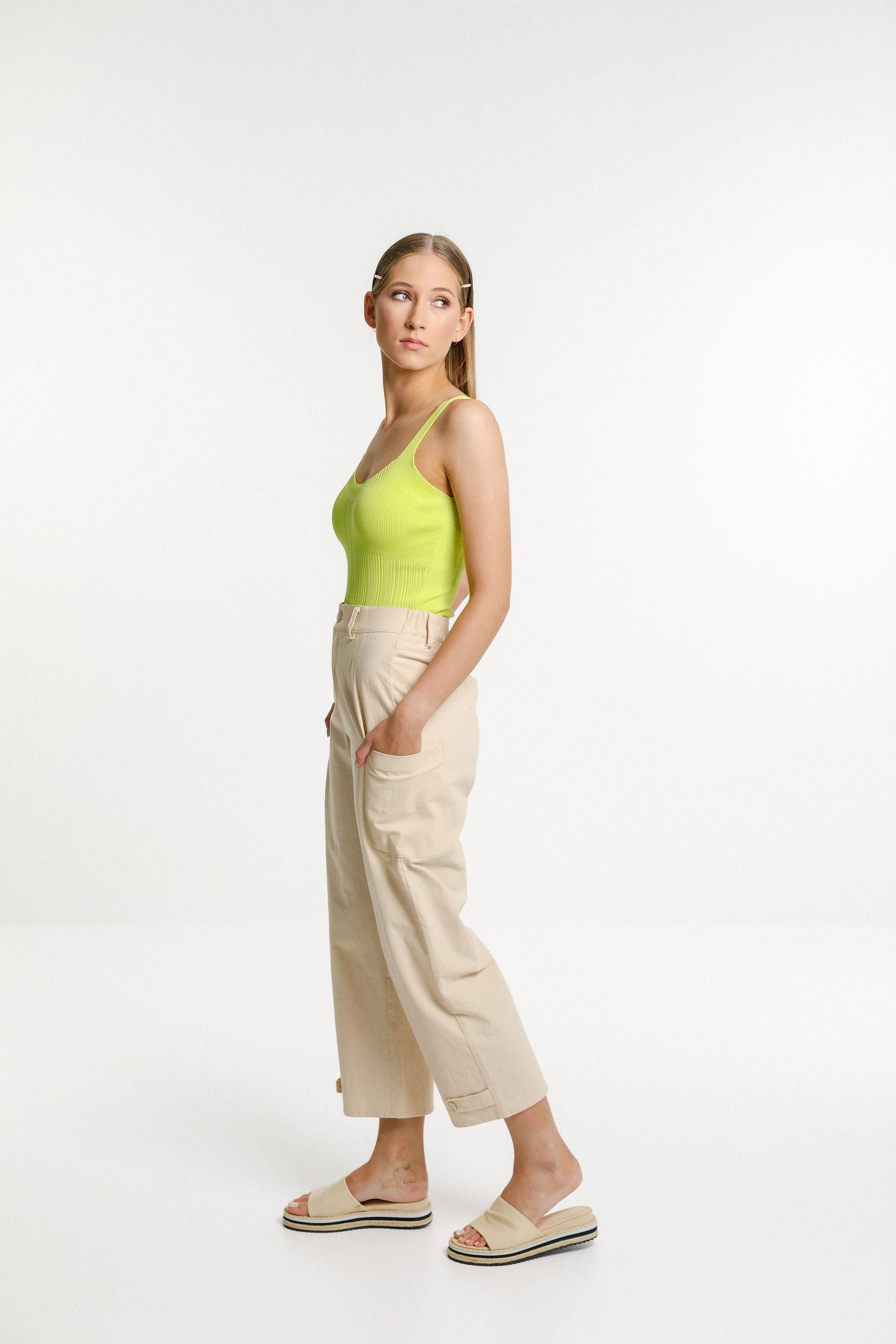 Neva Tank - Lime Green