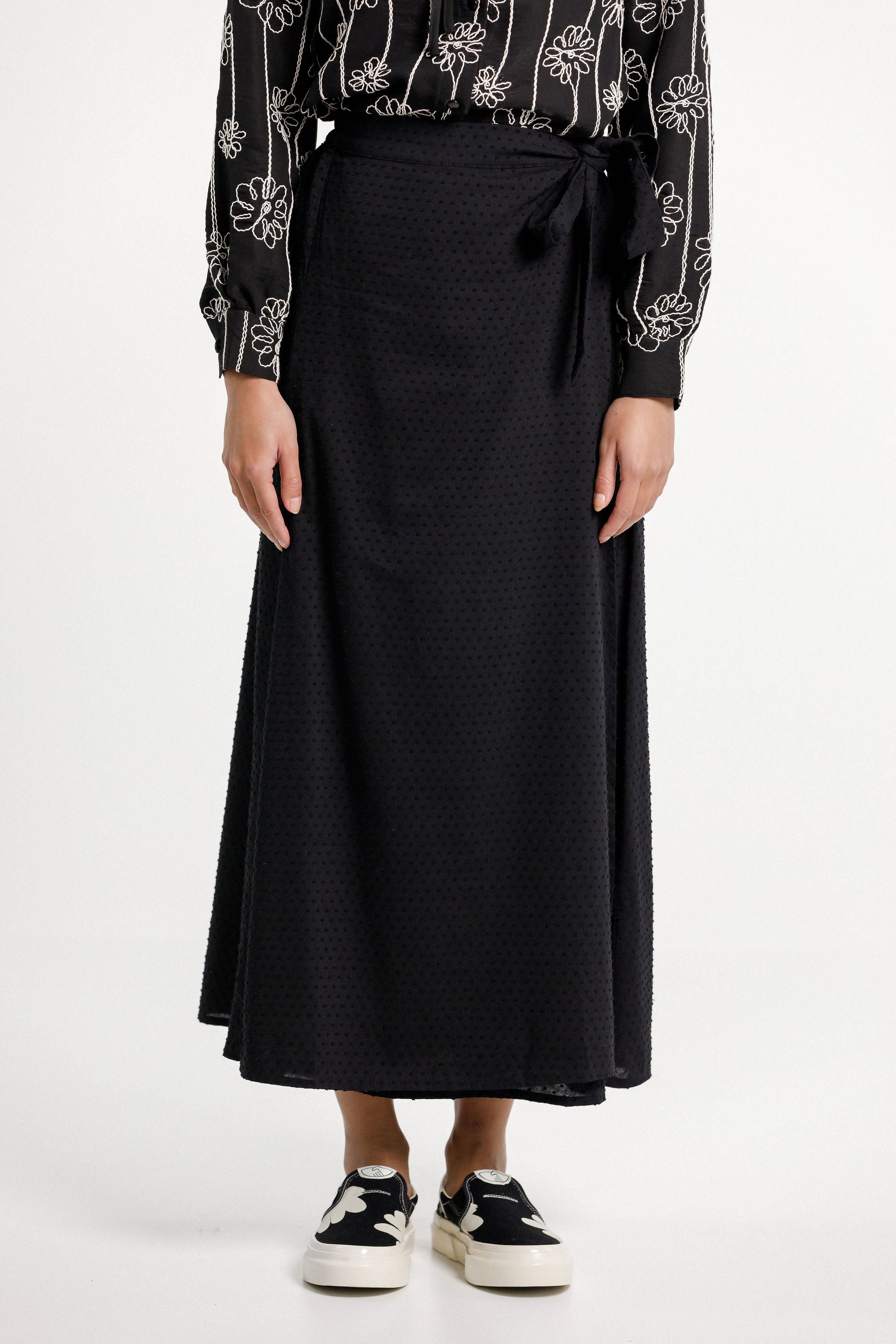 Liberty Skirt - Black Bobble