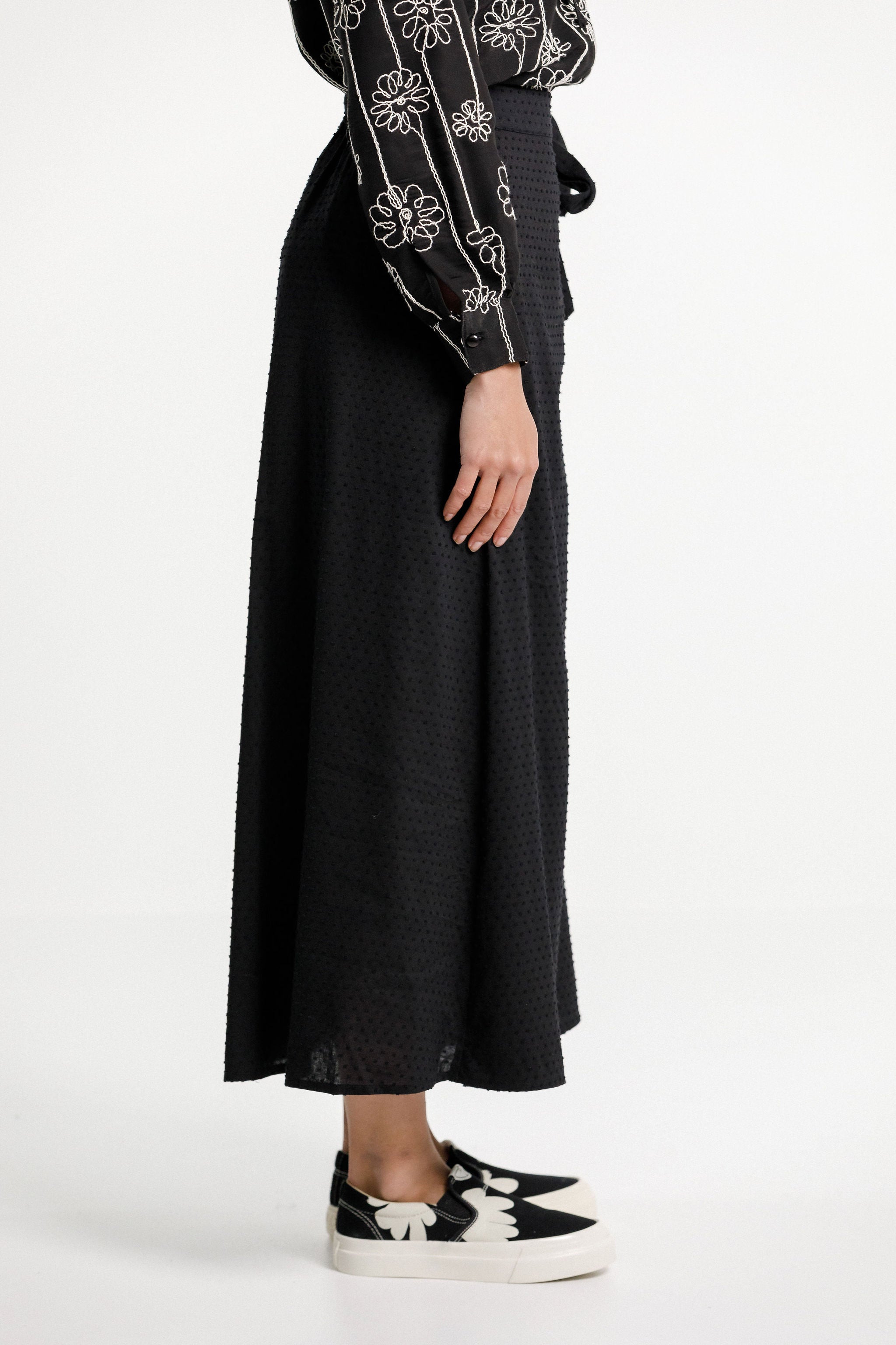 Liberty Skirt - Black Bobble