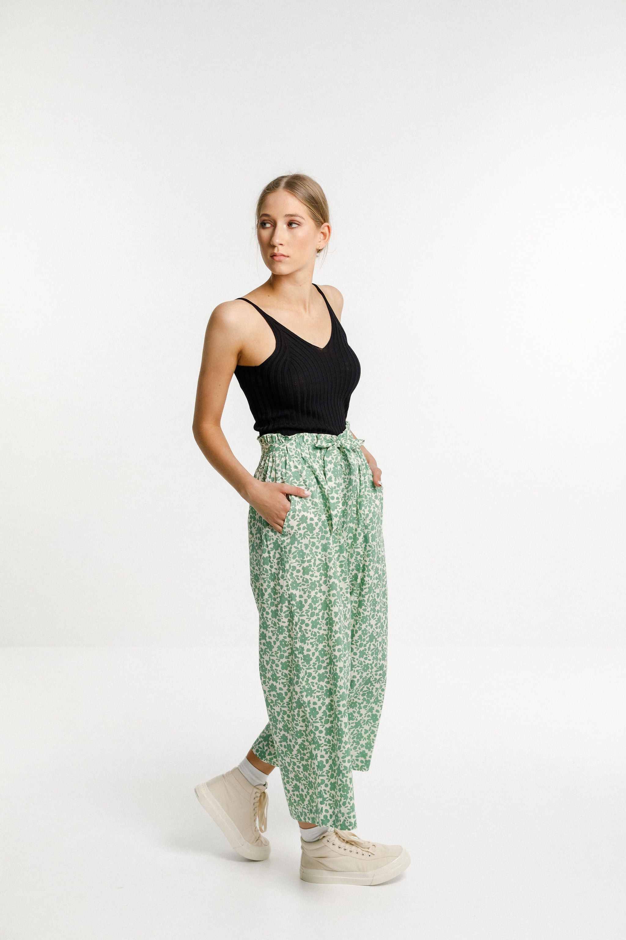 Wonder Pant - Camo Floral