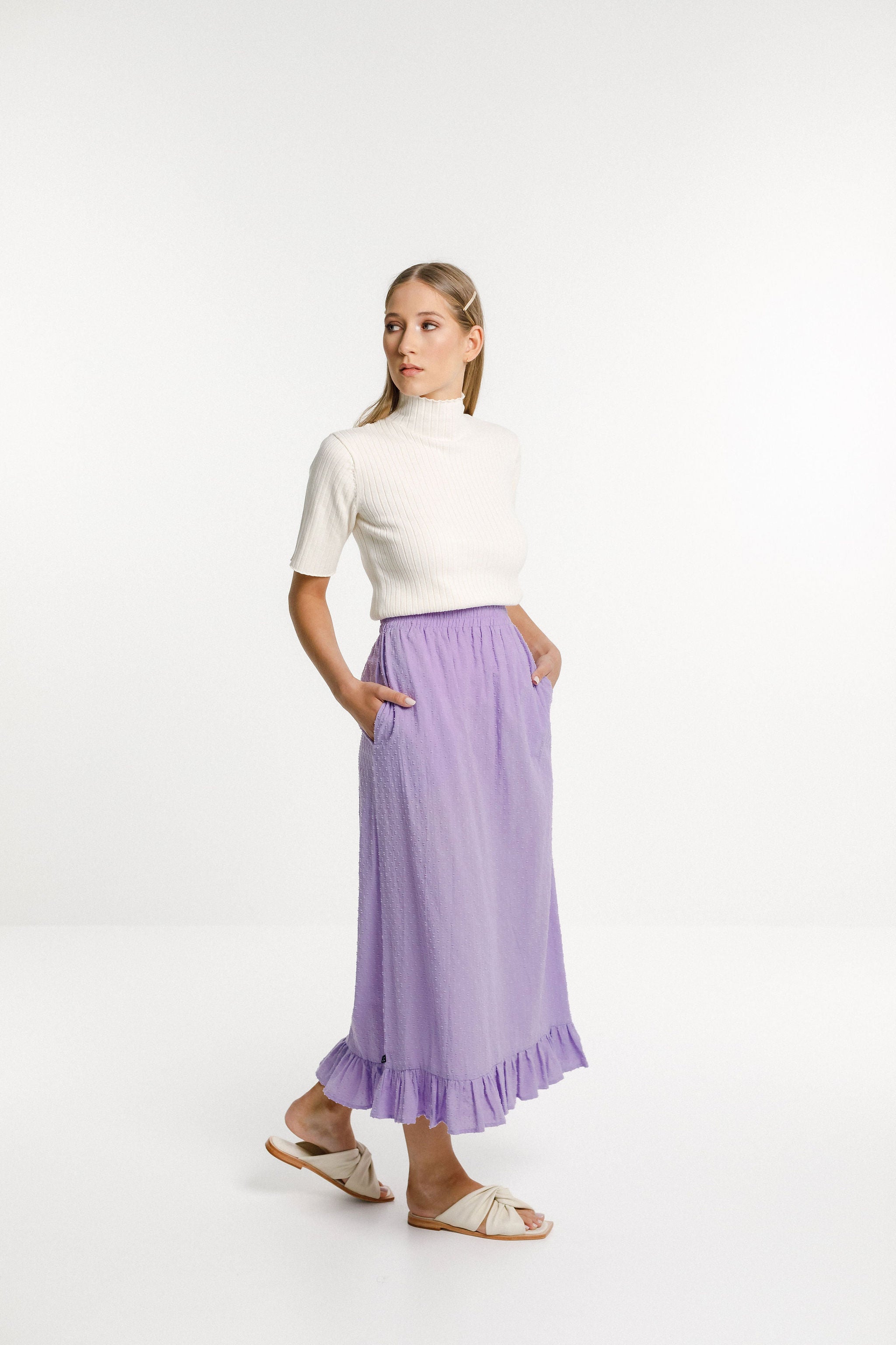 Belle Skirt - Purple Rose