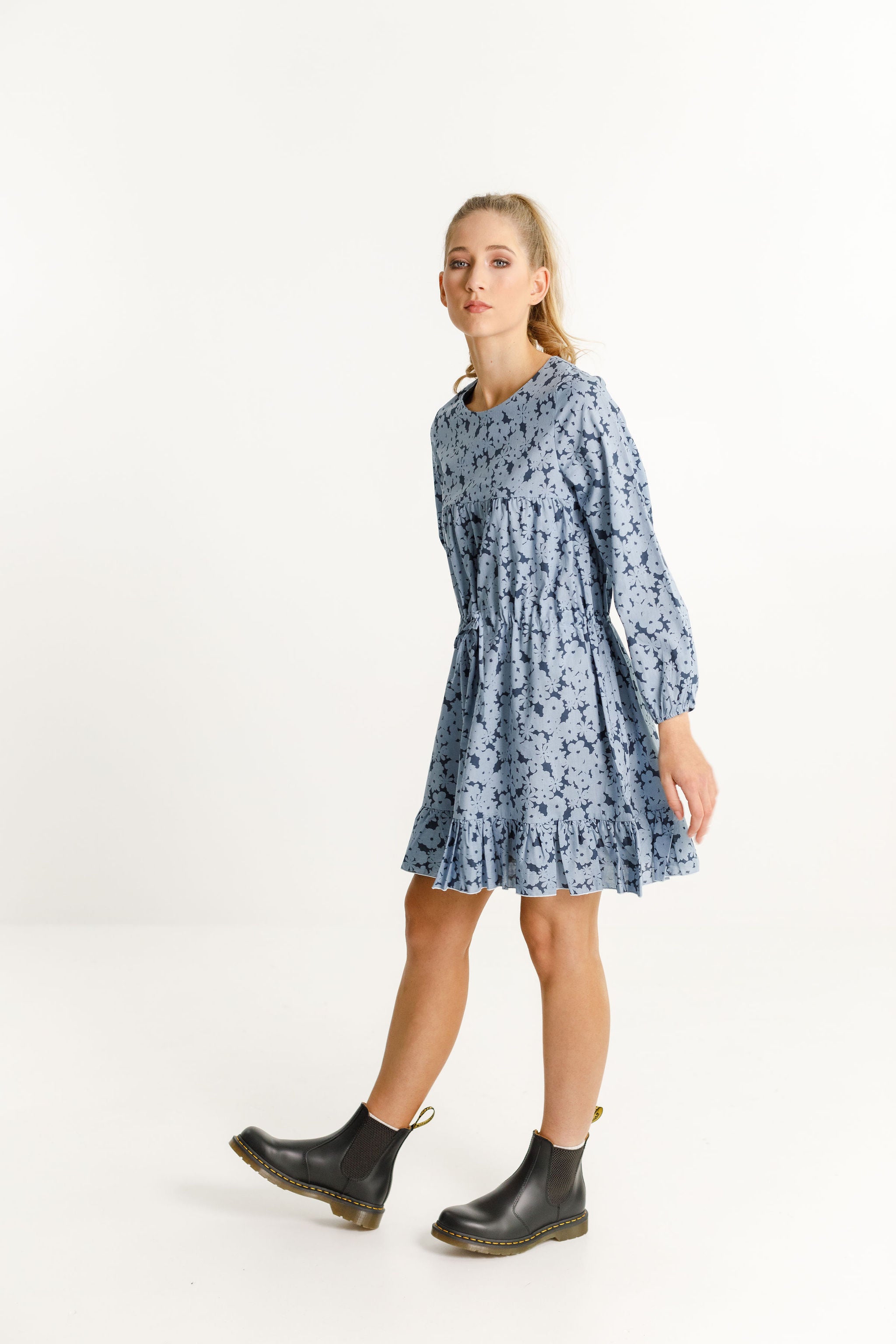 Flounce Dress - Packed Garden