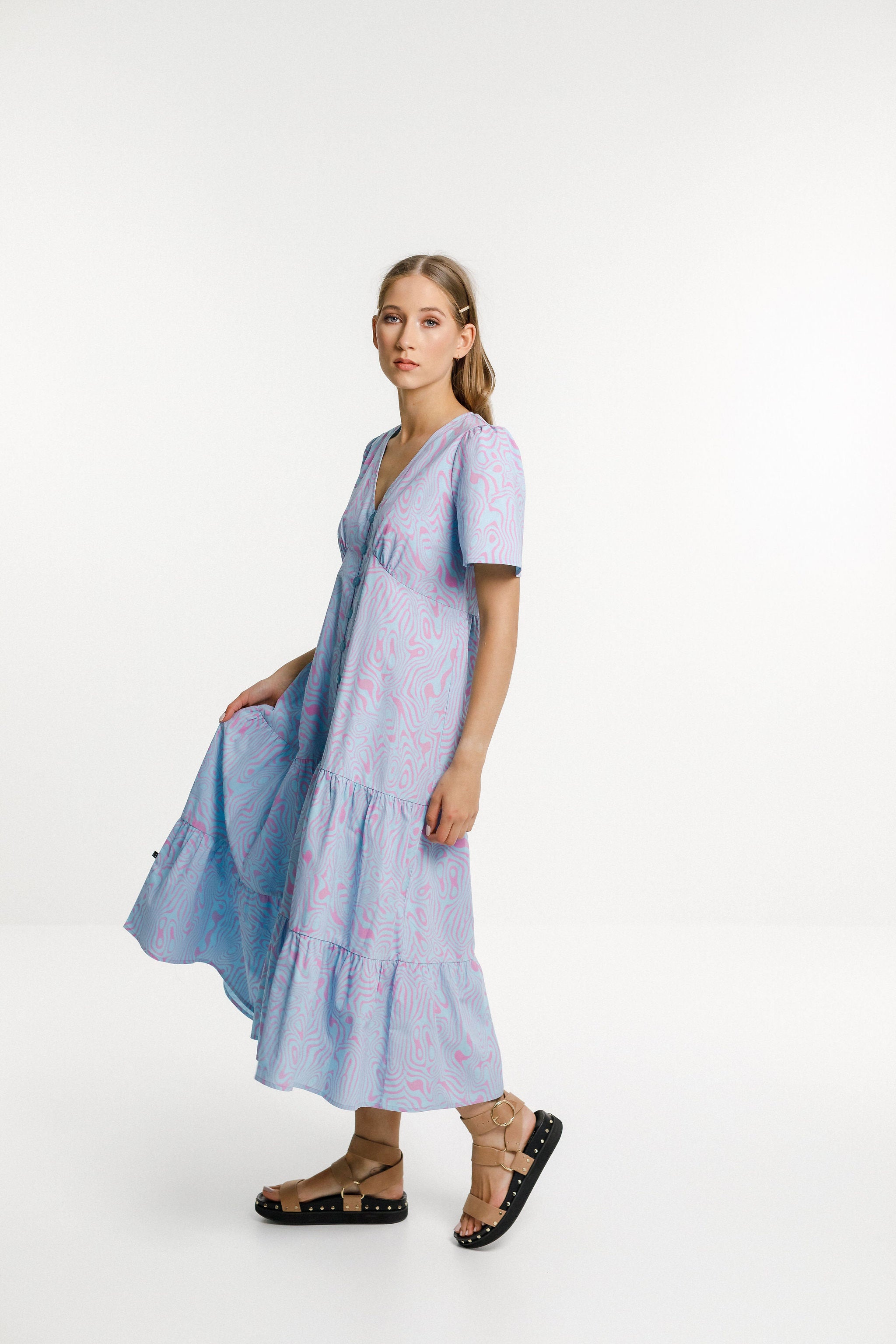 Happy Days Dress - Water