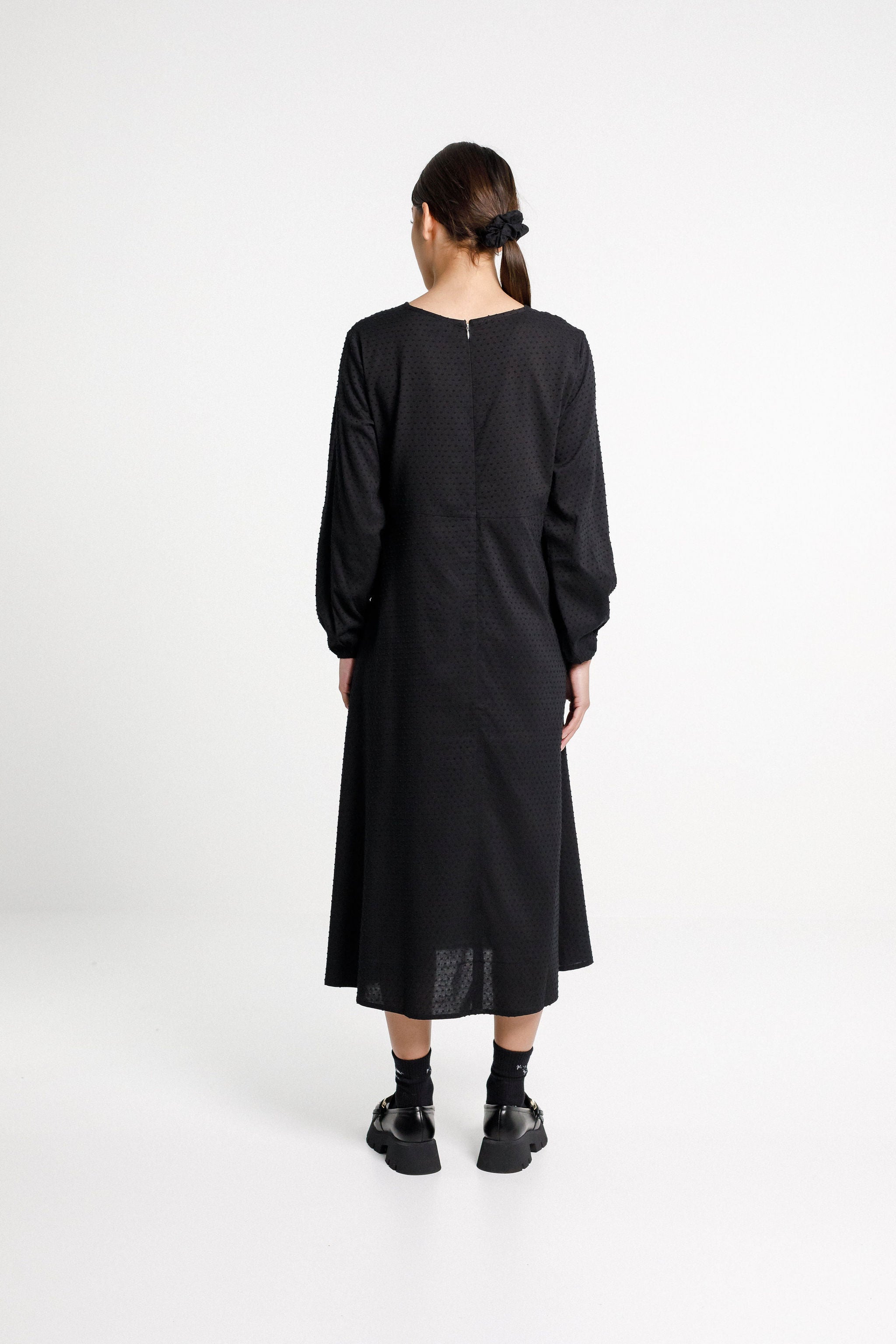 Kortney Dress - Black Bobble