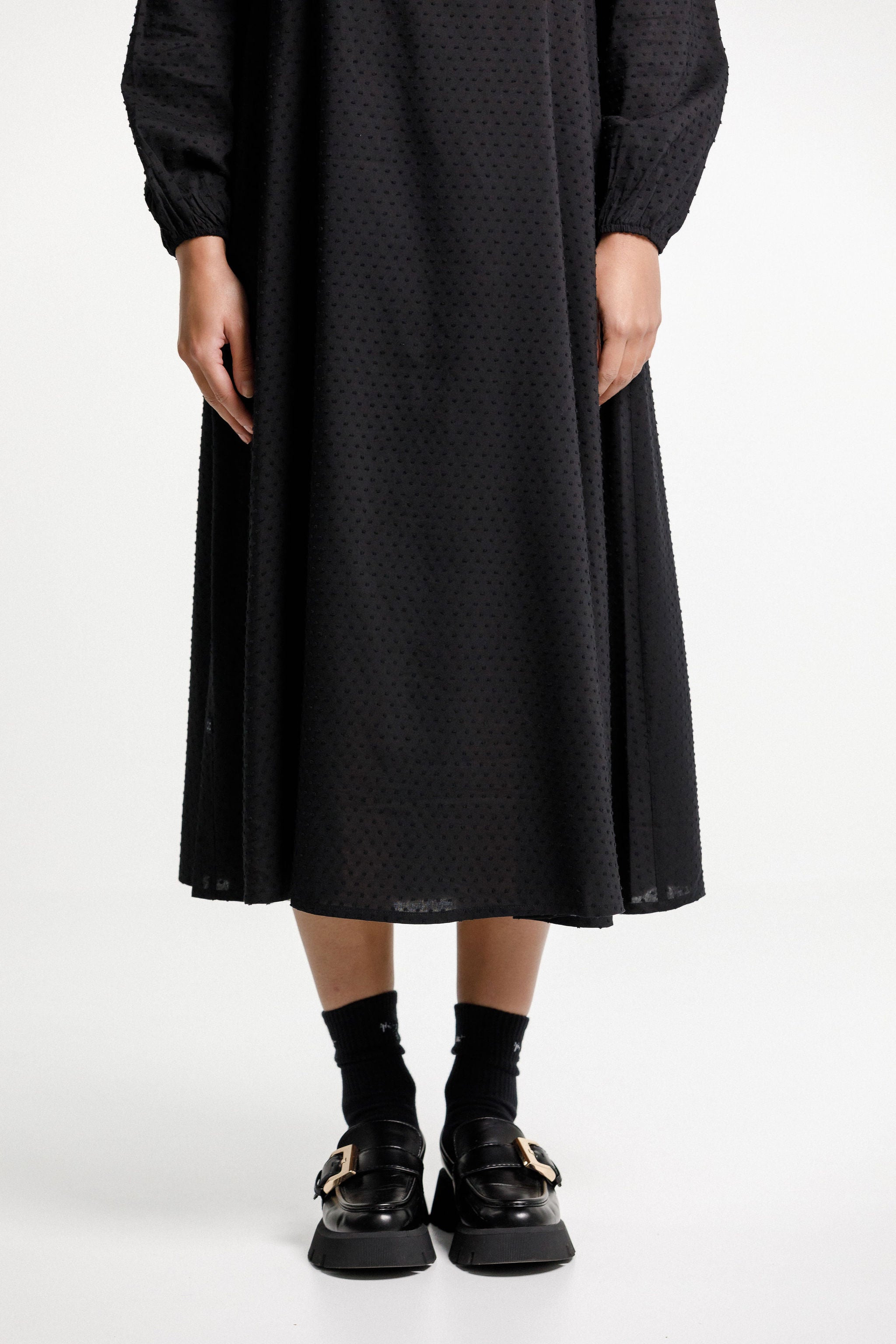Kortney Dress - Black Bobble